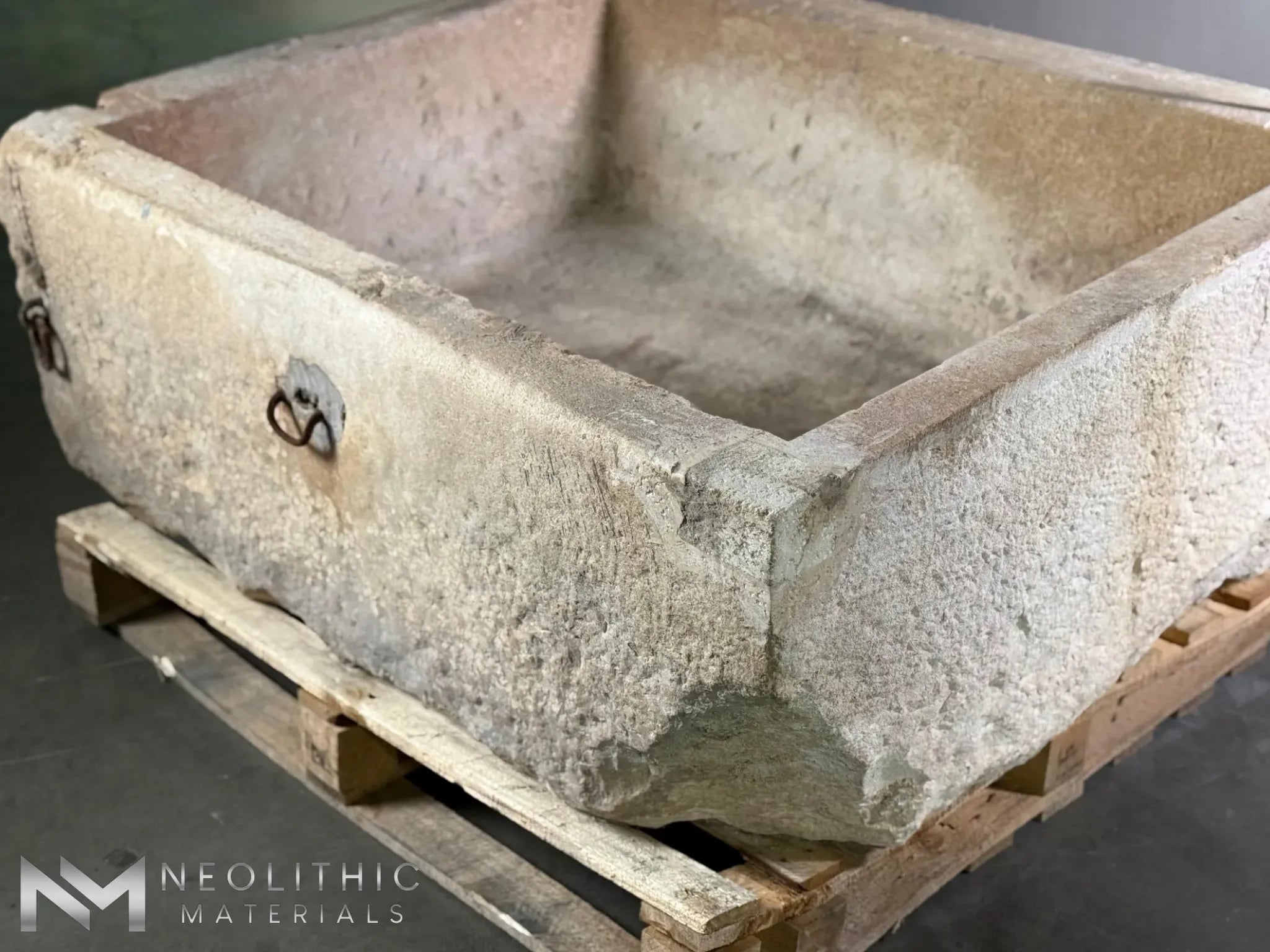 French Antique Limestone Trough - Image 5