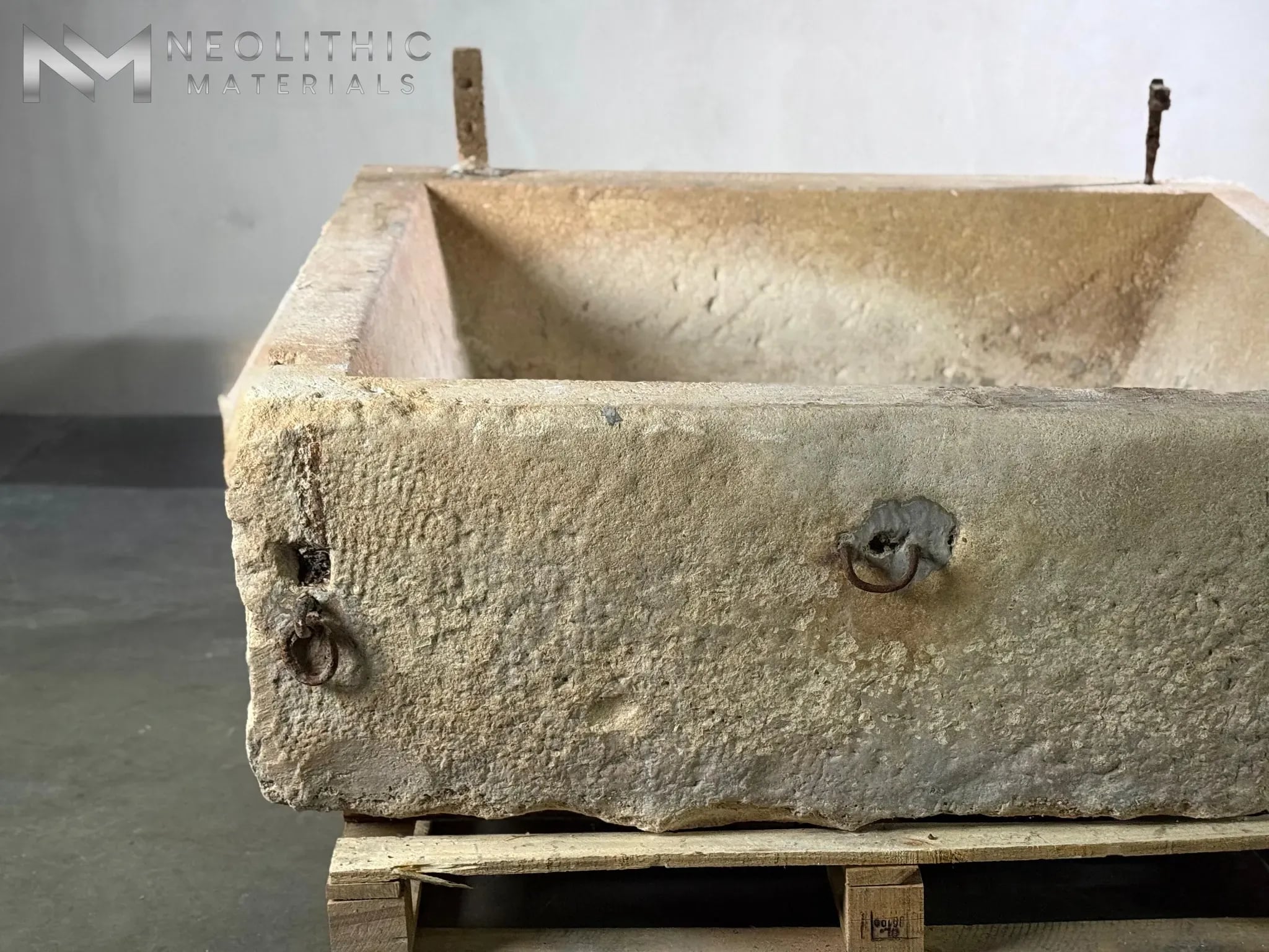 French Antique Limestone Trough - Image 6