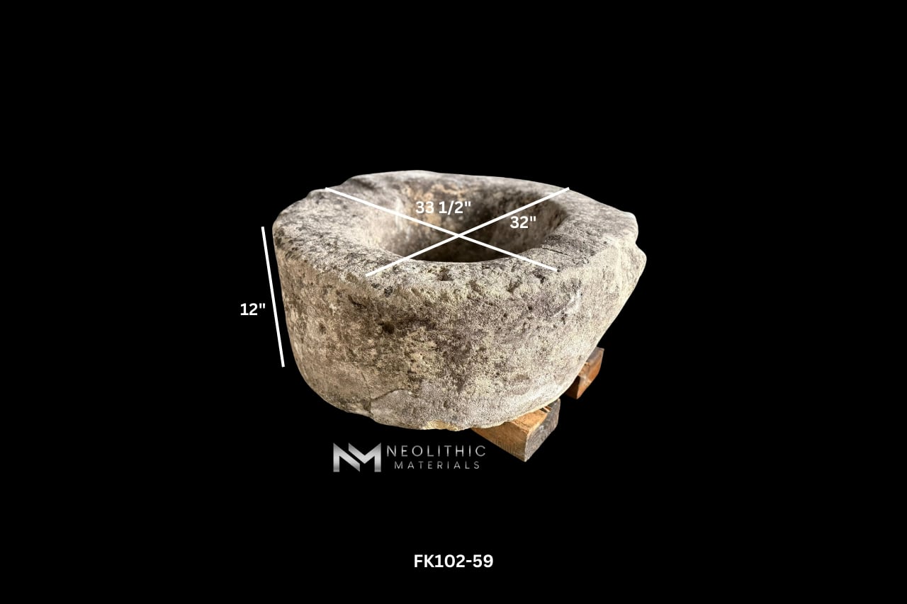 French Antique Limestone Wellhead - Image 7