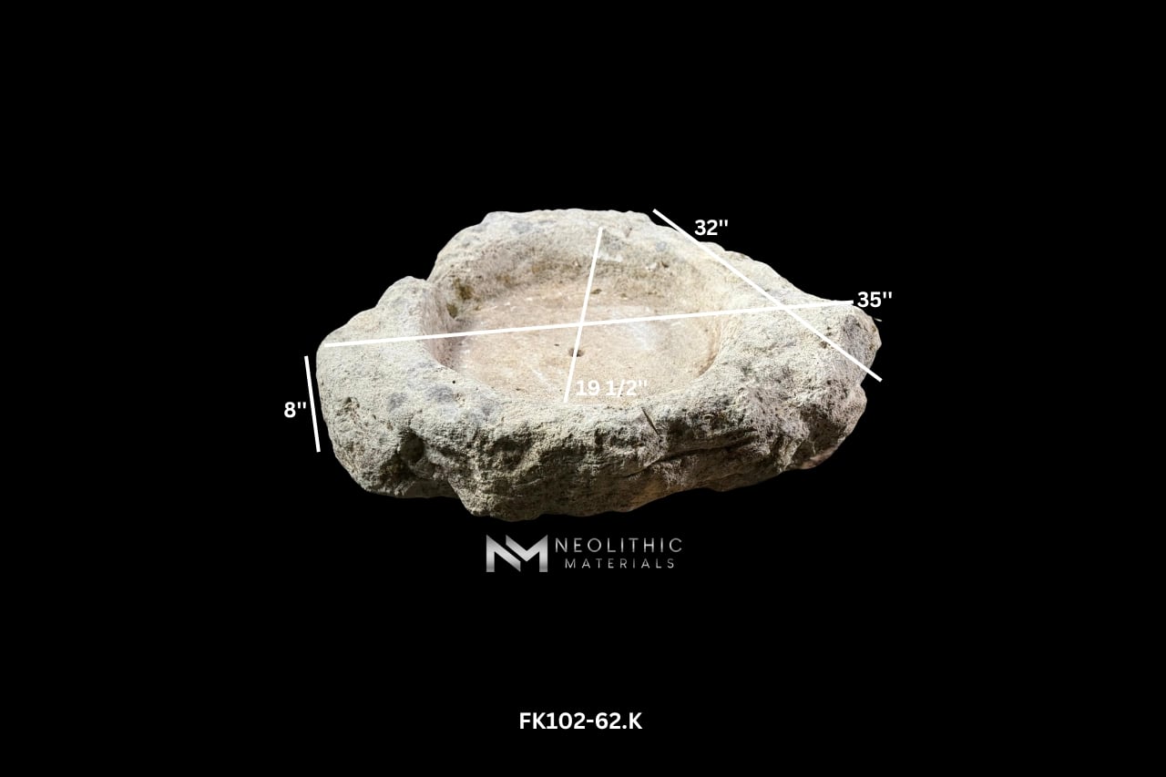 French Antique Limestone Rotary Quern - Image 12