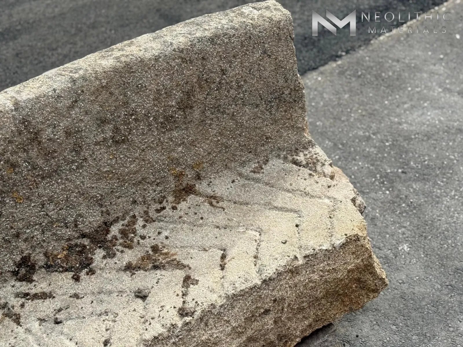 French Antique Granite Stone Mill used as Bench - Image 6