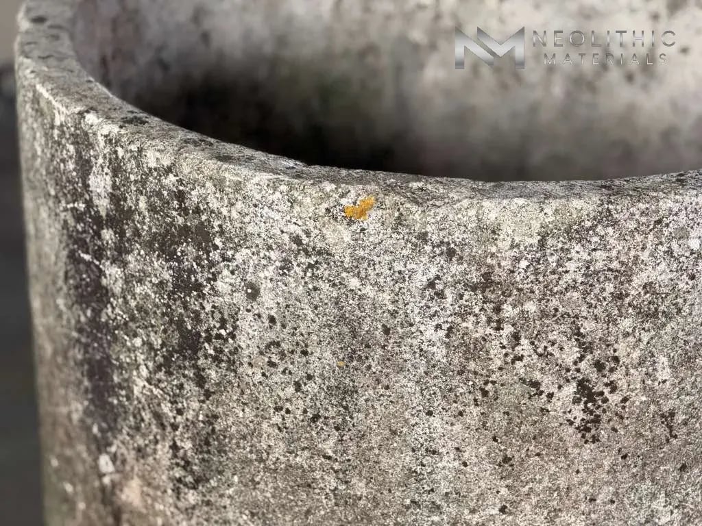 French Antique Limestone Round Trough - Image 5