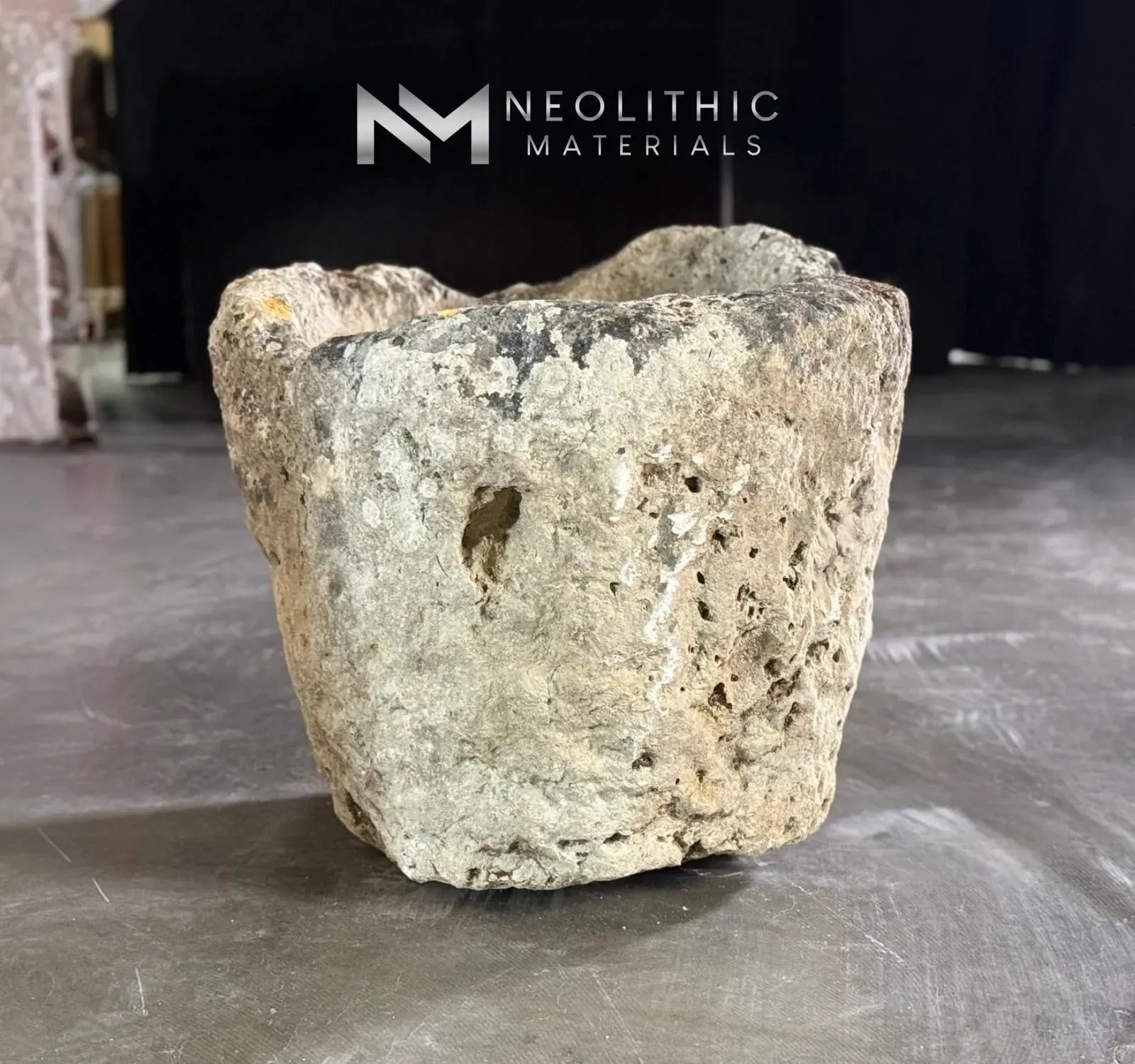 French Antique 18th Century Limestone Planter - Image 2