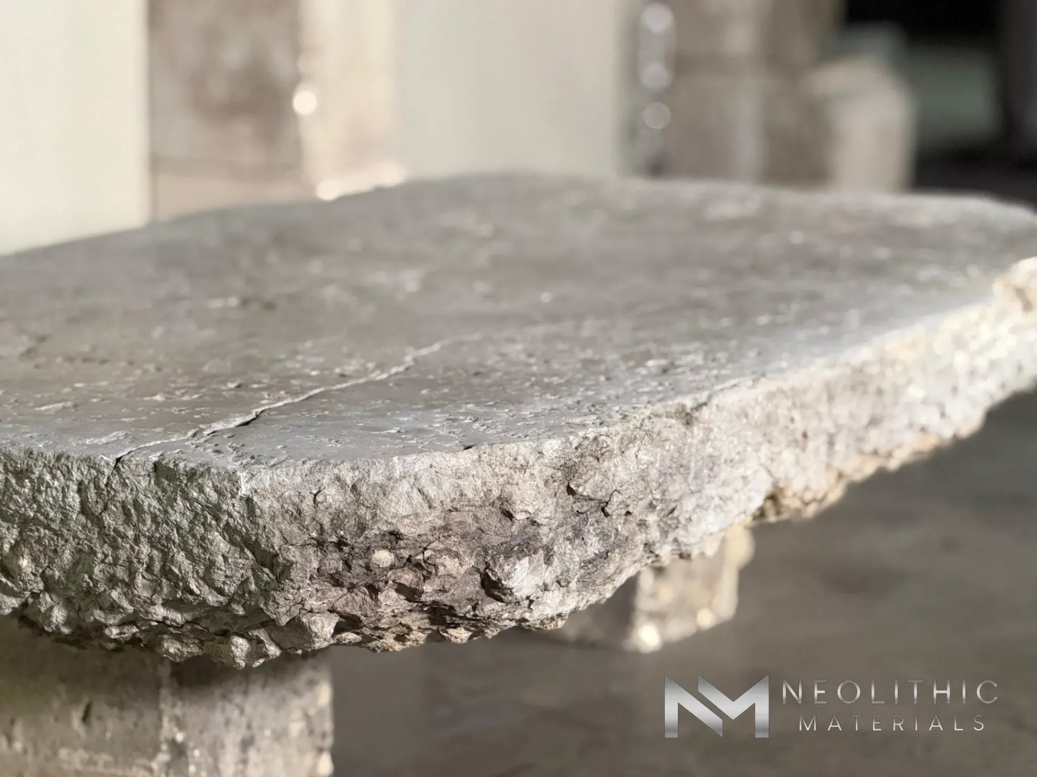 French Antique Limestone Slab - Image 8