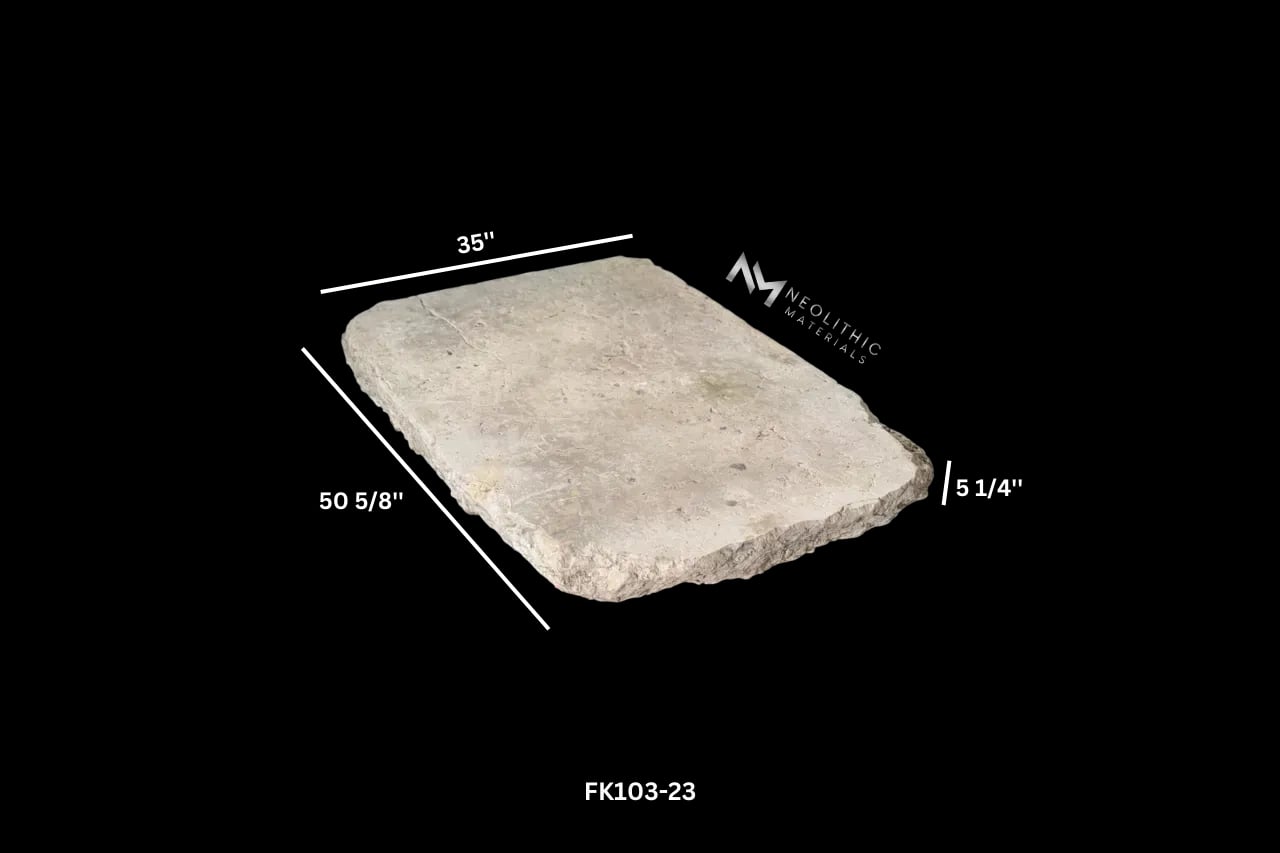 French Antique Limestone Slab - Image 10