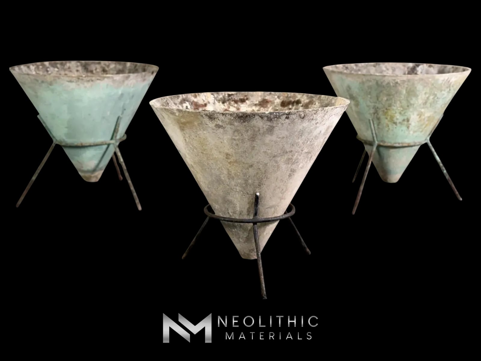 Willy Guhl Conical Planters