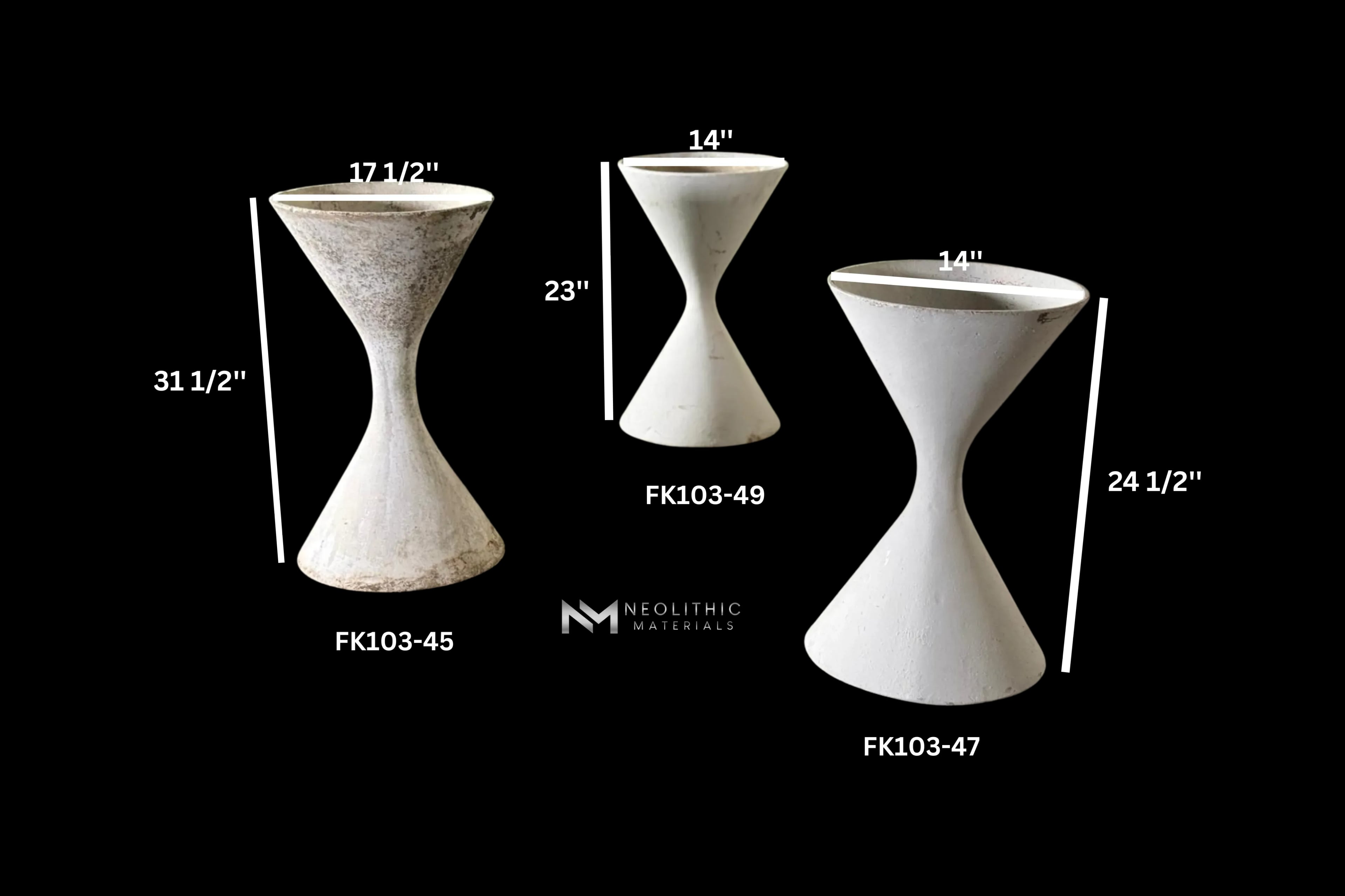 Swiss Willy Guhl Hourglass Diablo Planters - Image 10