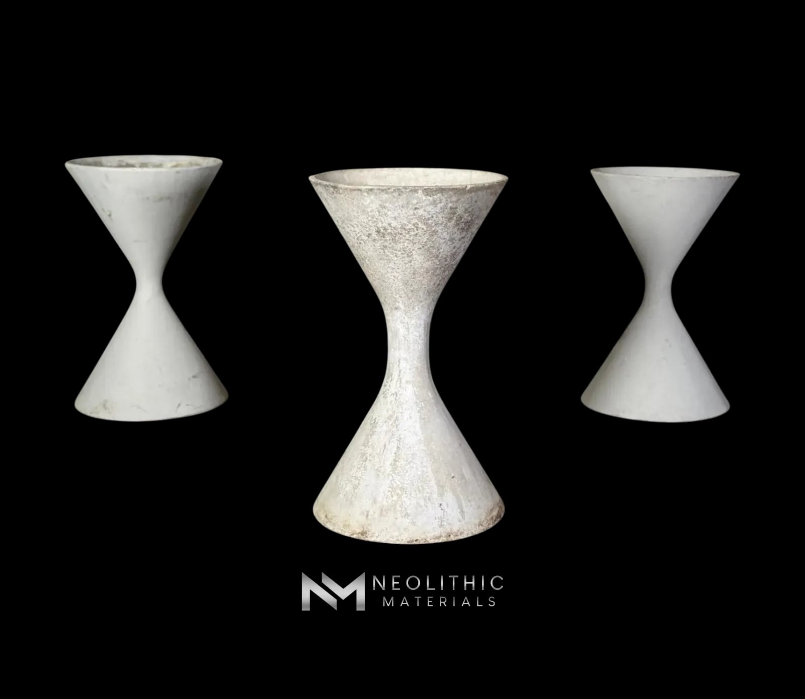 Swiss Willy Guhl Hourglass Diablo Planters