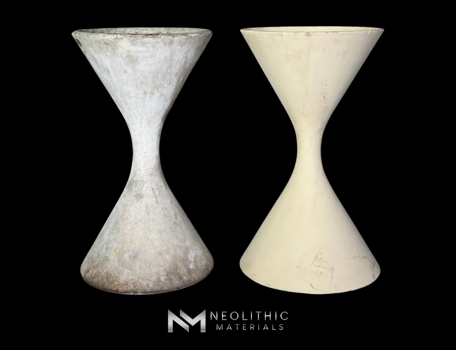 Swiss Willy Guhl Hourglass Diablo Planters