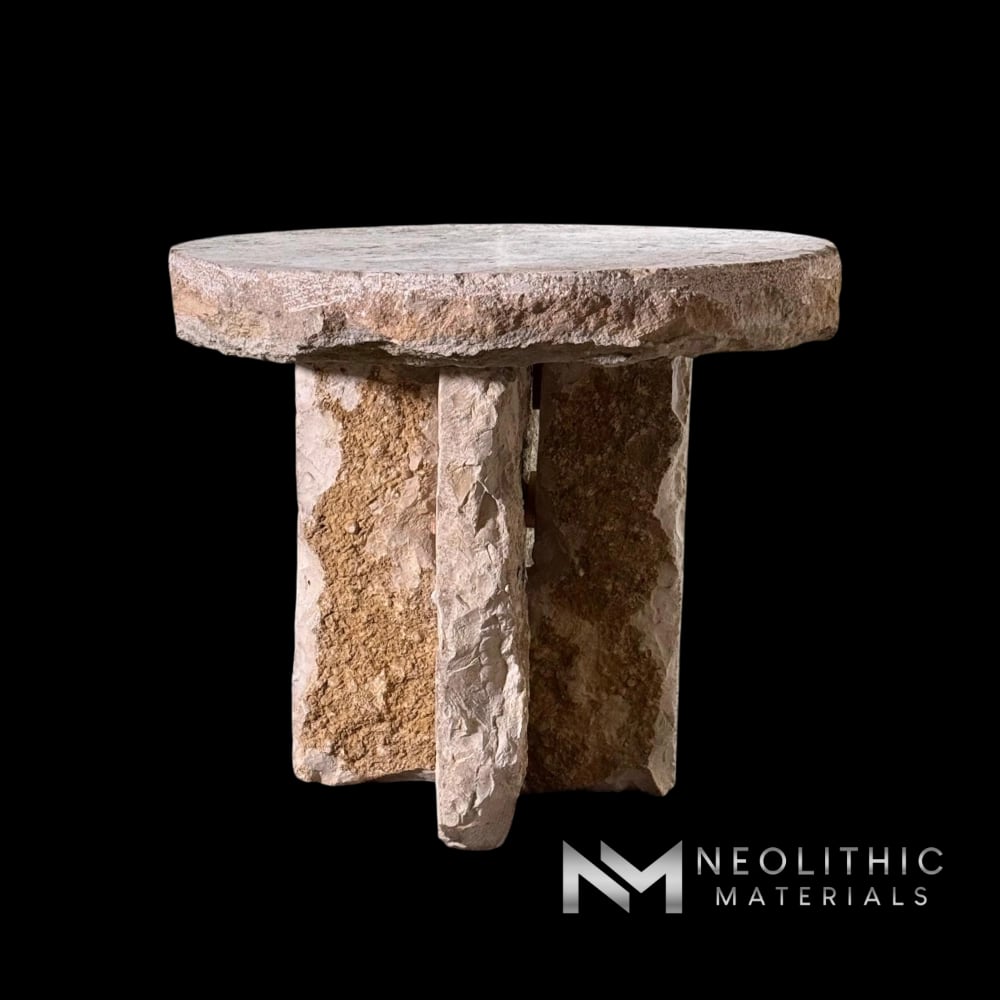 French Antique Limestone Table