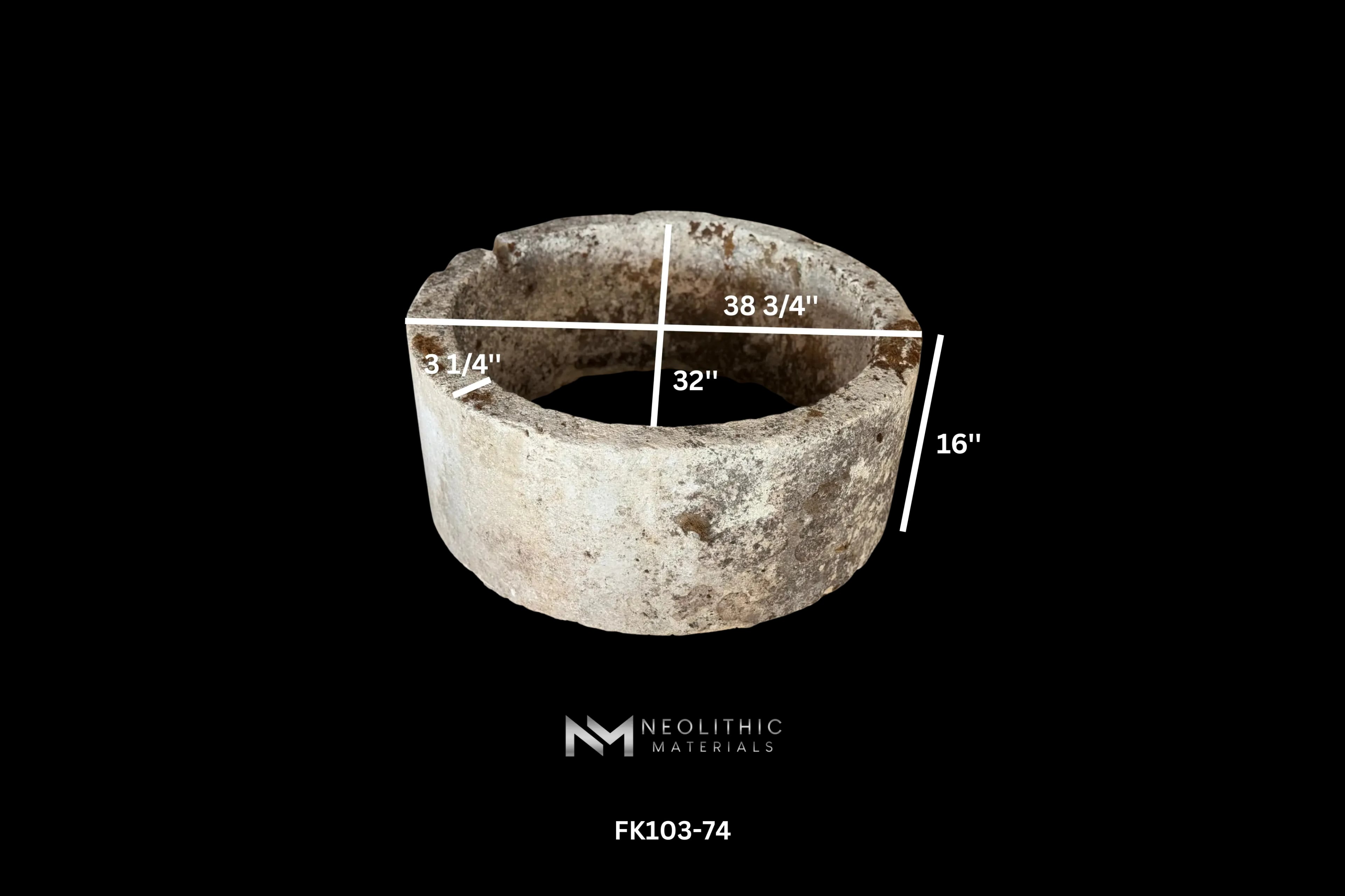 French Antique Limestone Wellhead - Image 9