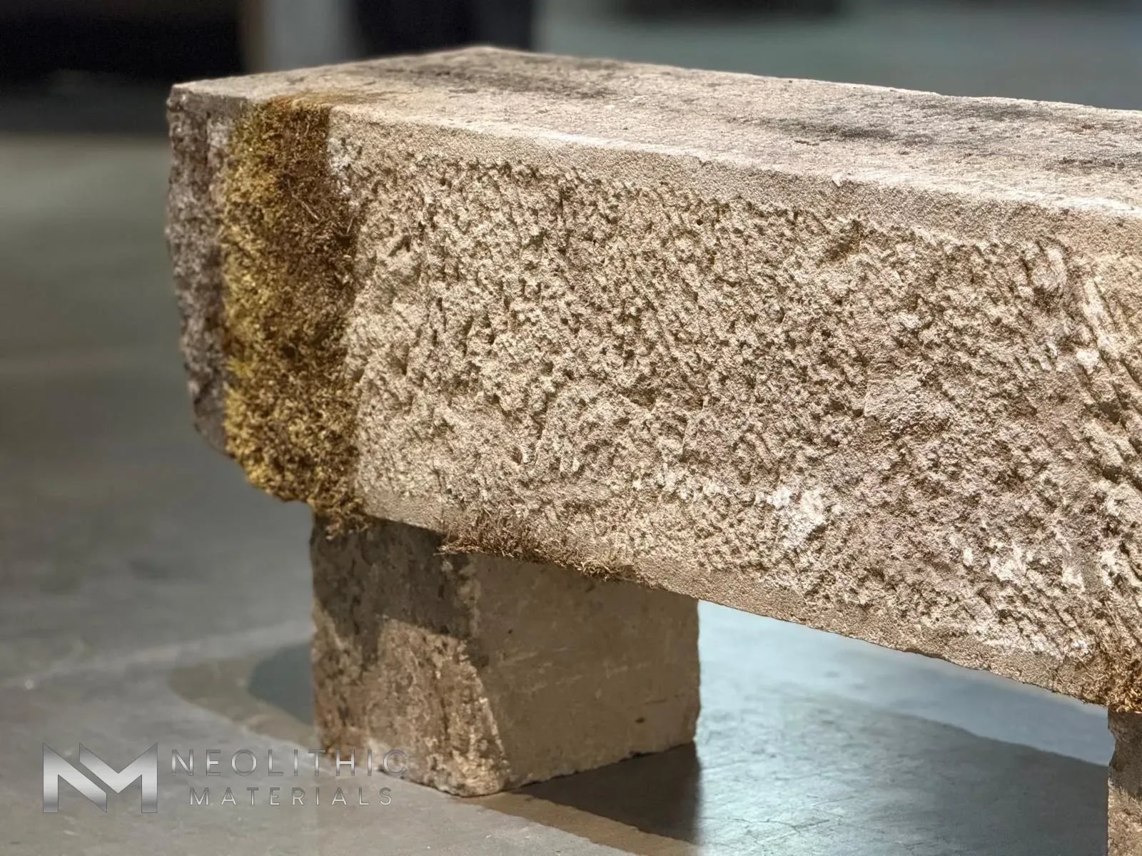 French Antique Limestone Bench - Image 4