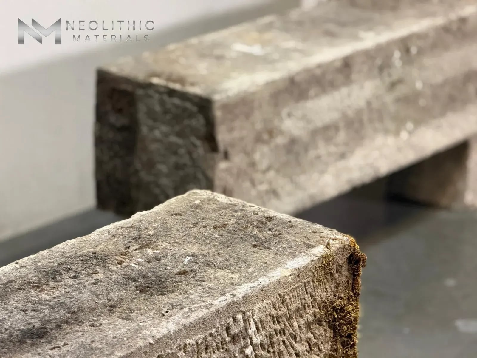 French Antique Limestone Bench - Image 7
