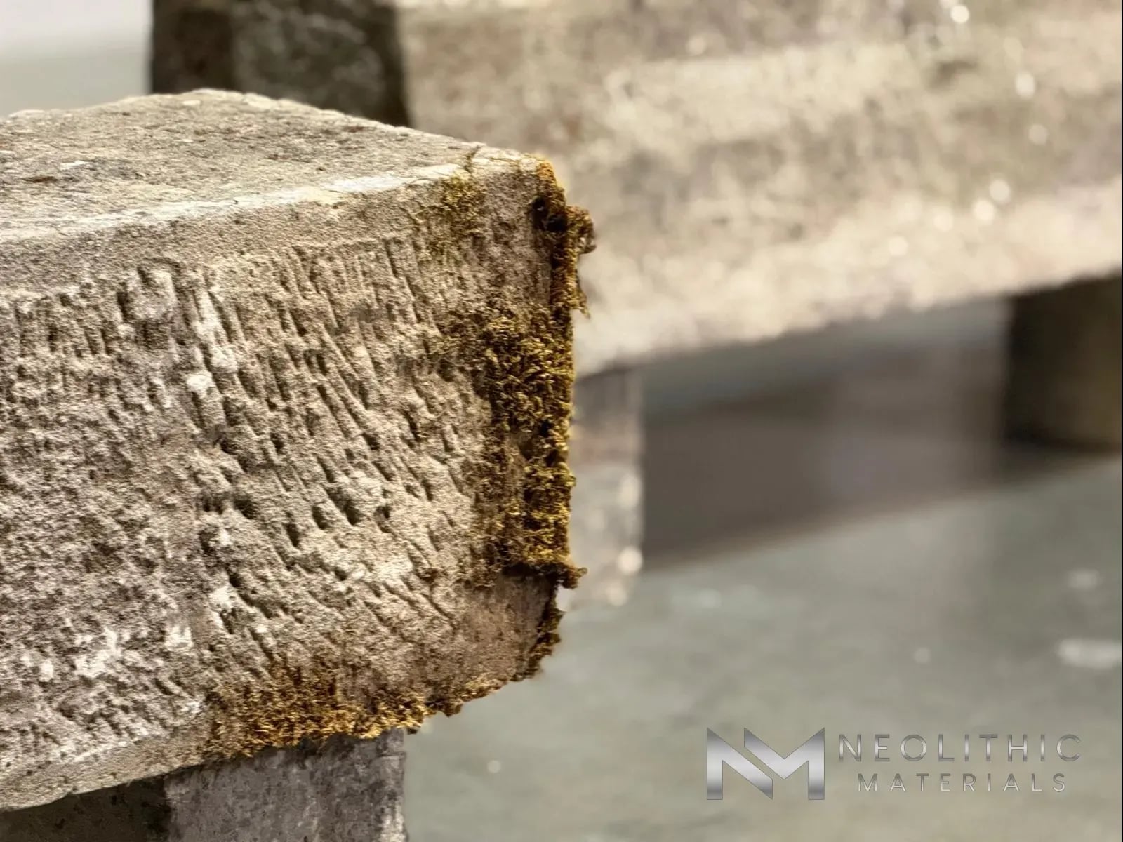 French Antique Limestone Bench - Image 8
