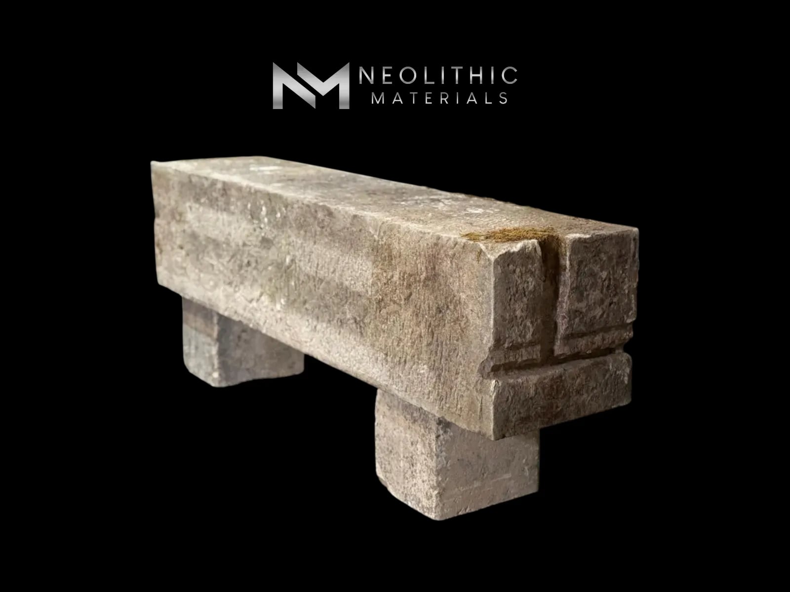 French Antique Limestone Bench