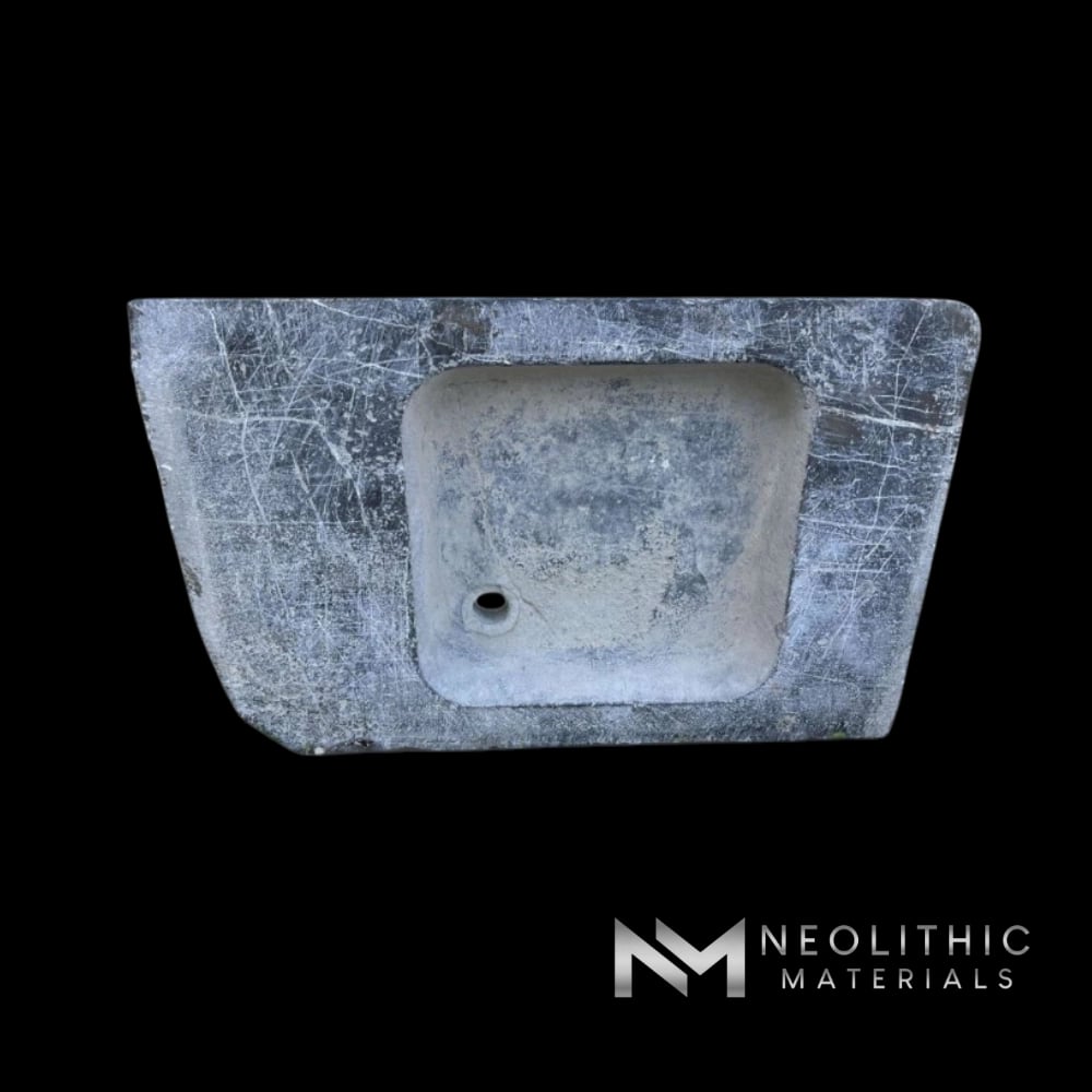 French Antique 18th Century Limestone Sink