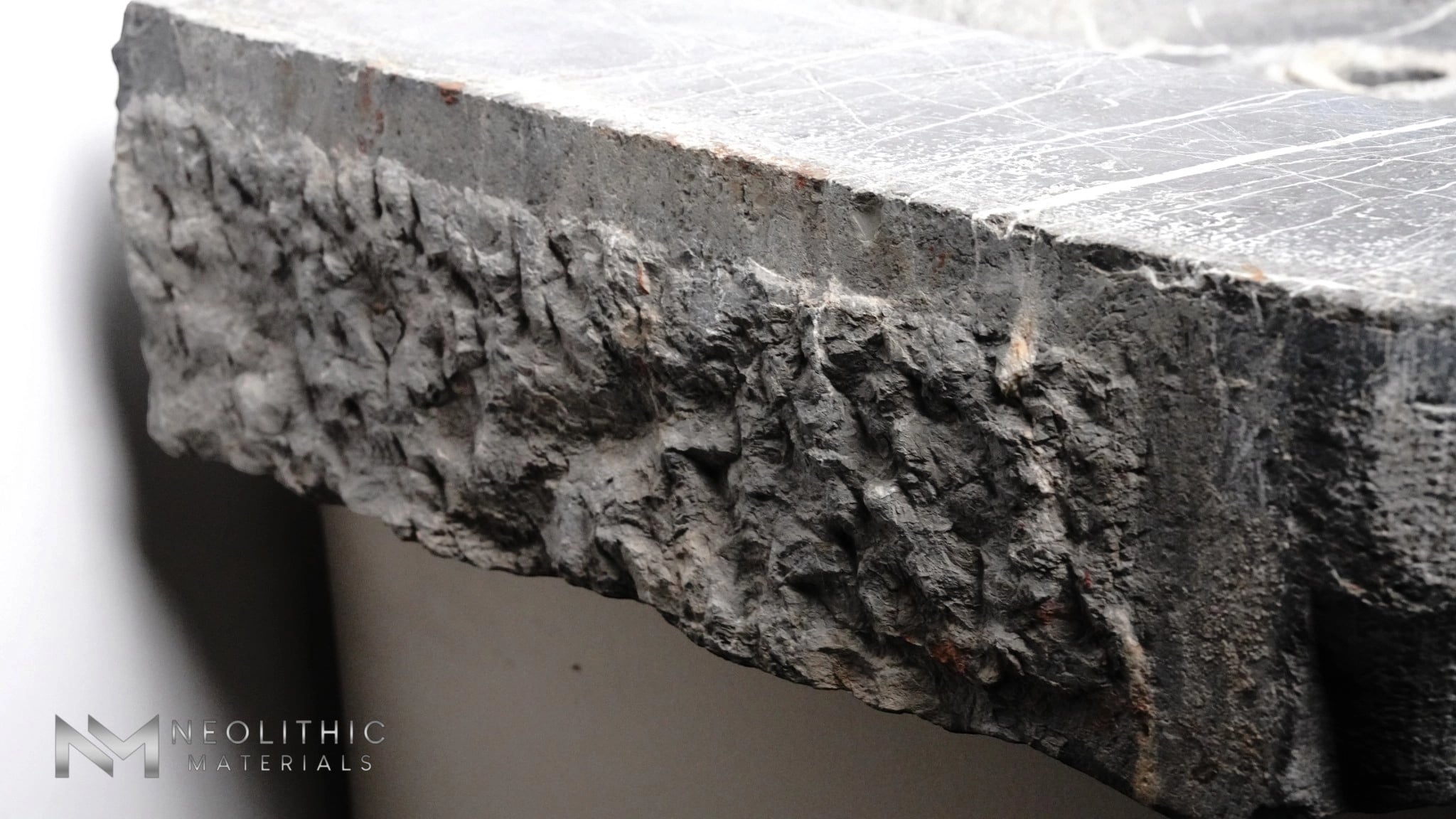French Antique 18th Century Limestone Sink - Image 8
