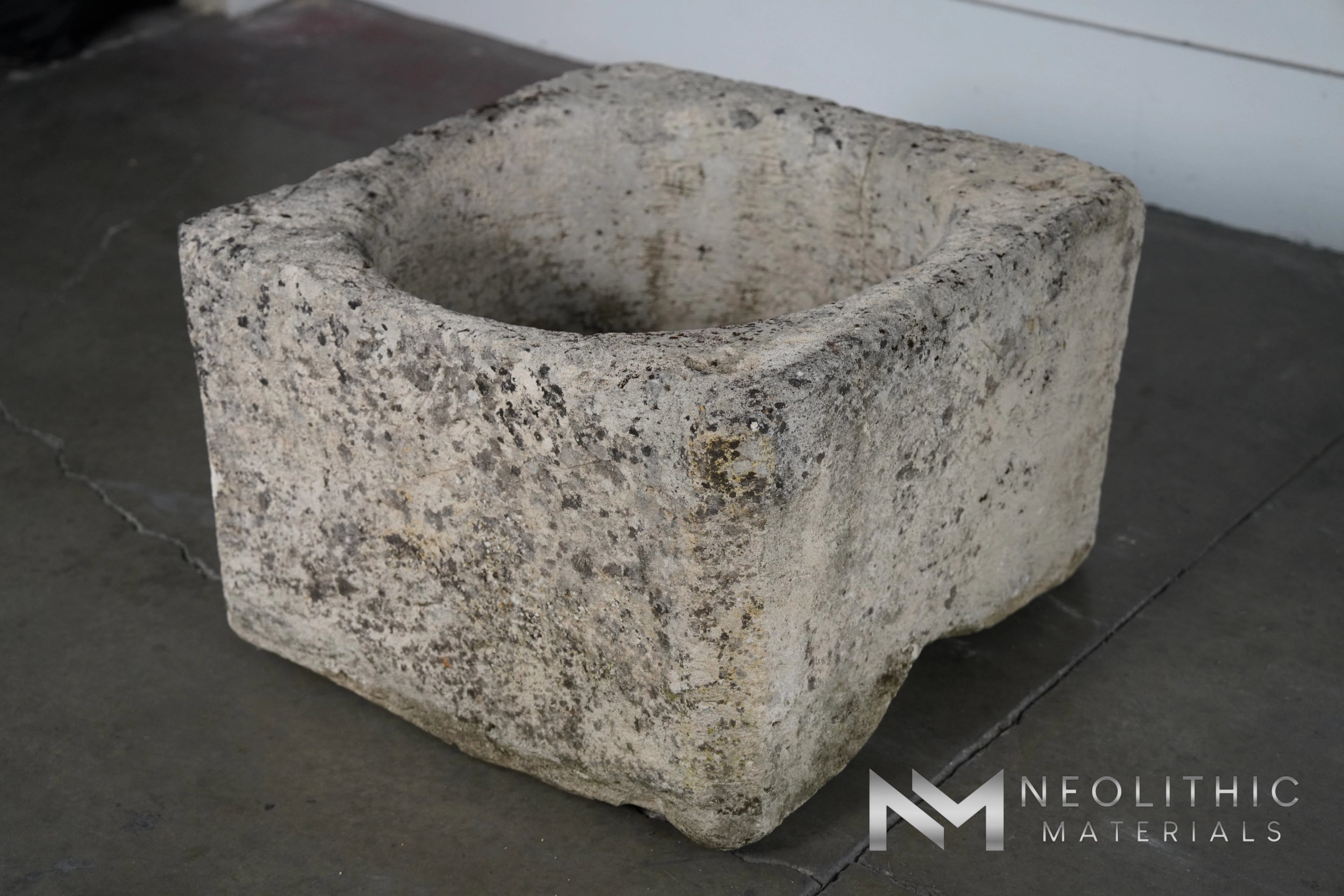 French Antique 19th Century Limestone Well