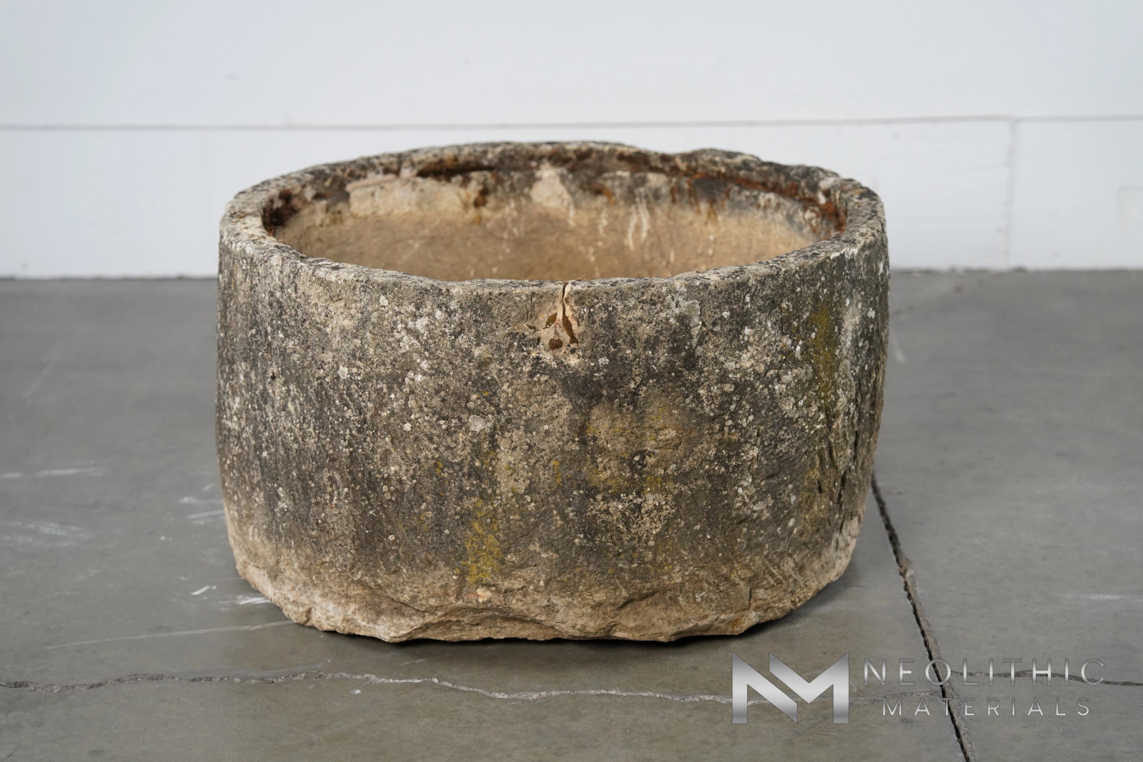 French Antique Limestone Trough