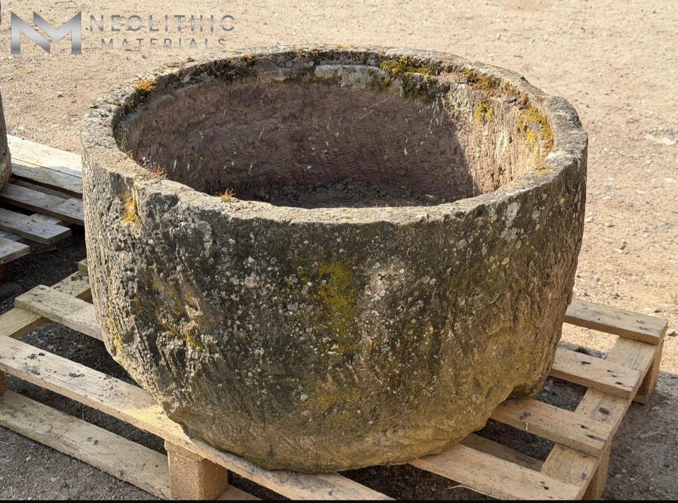 French Antique Limestone Trough