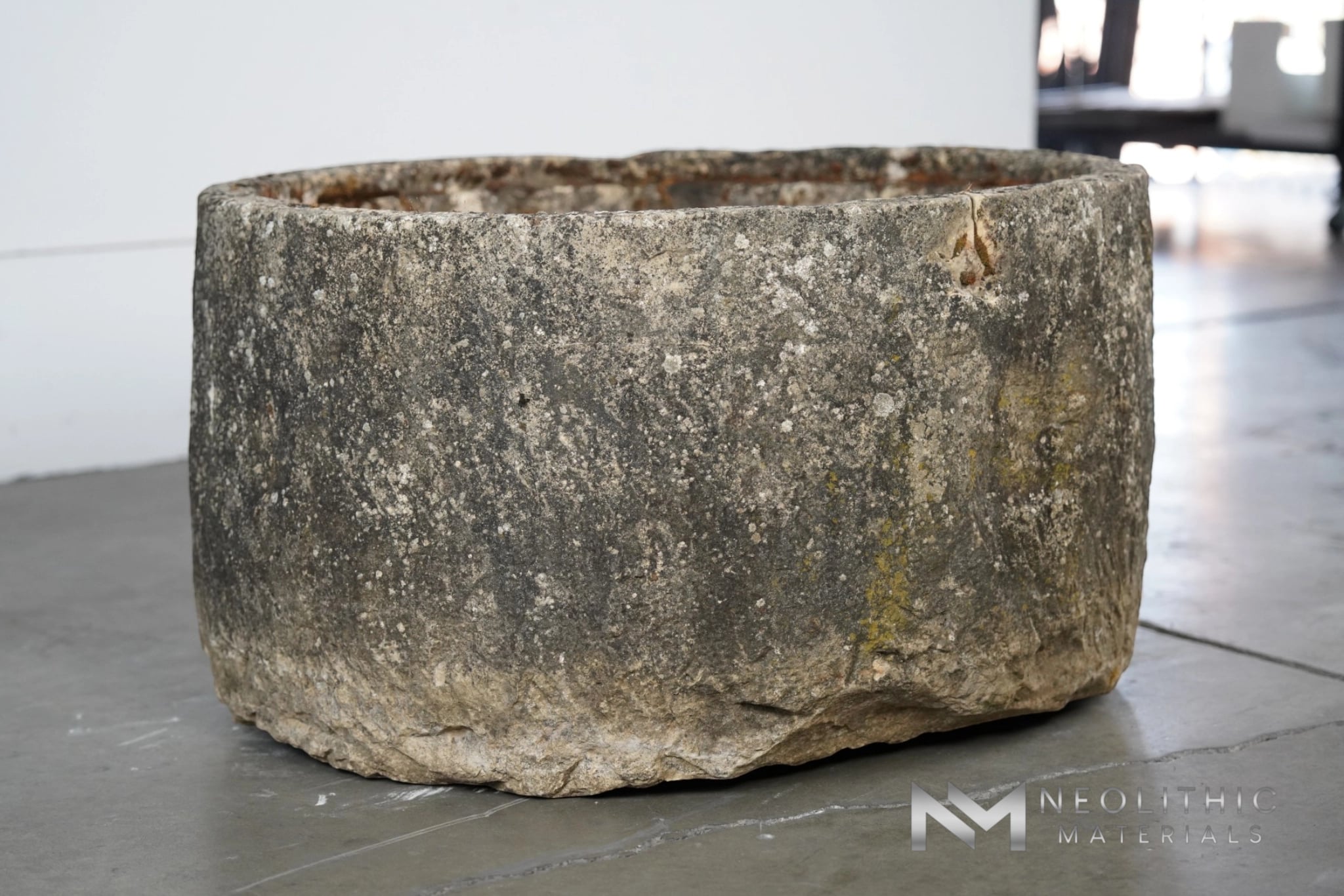 French Antique Limestone Trough - Image 5