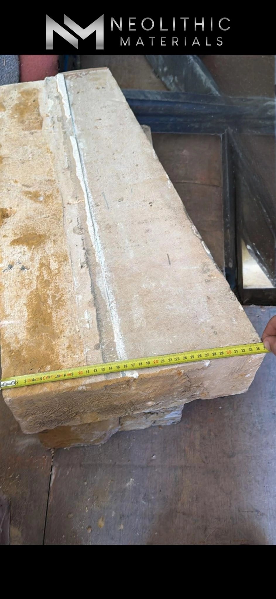 French Antique Limestone Fireplace - Image 3