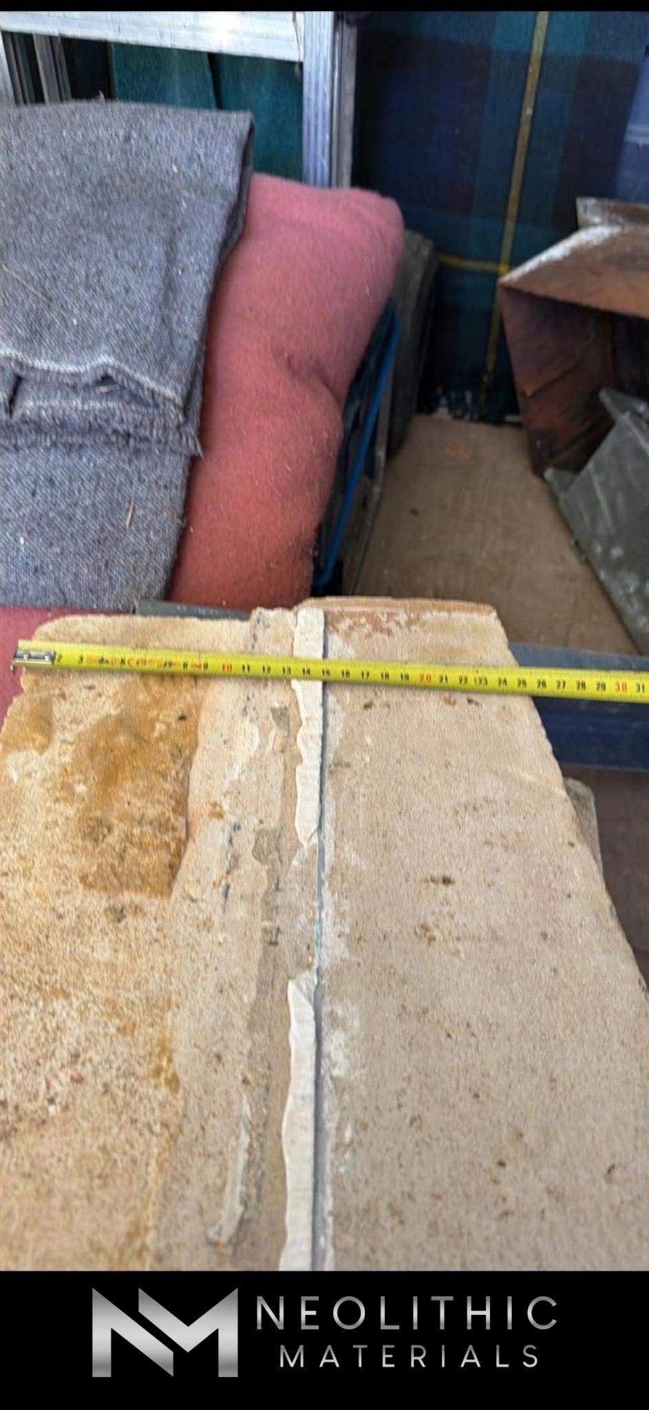 French Antique Limestone Fireplace - Image 4