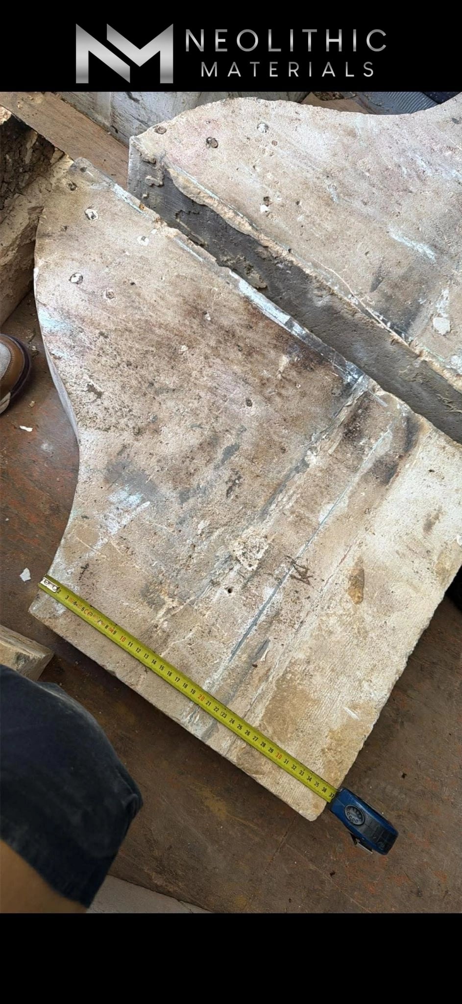 French Antique Limestone Fireplace - Image 5
