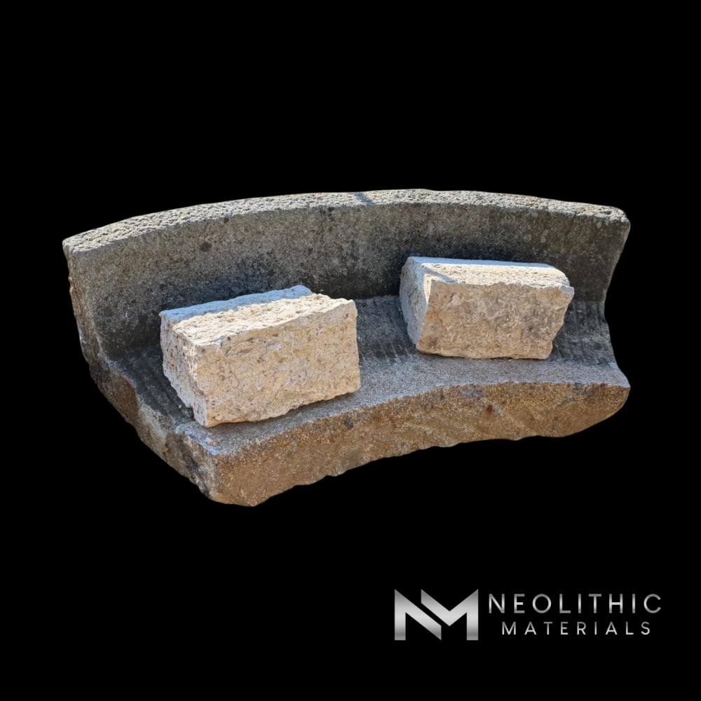 French Antique Limestone Bench