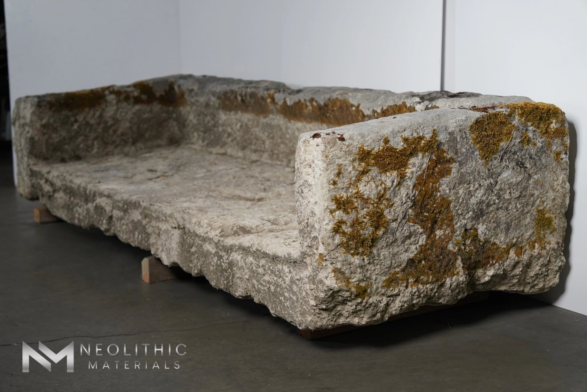 French Antique Limestone Trough