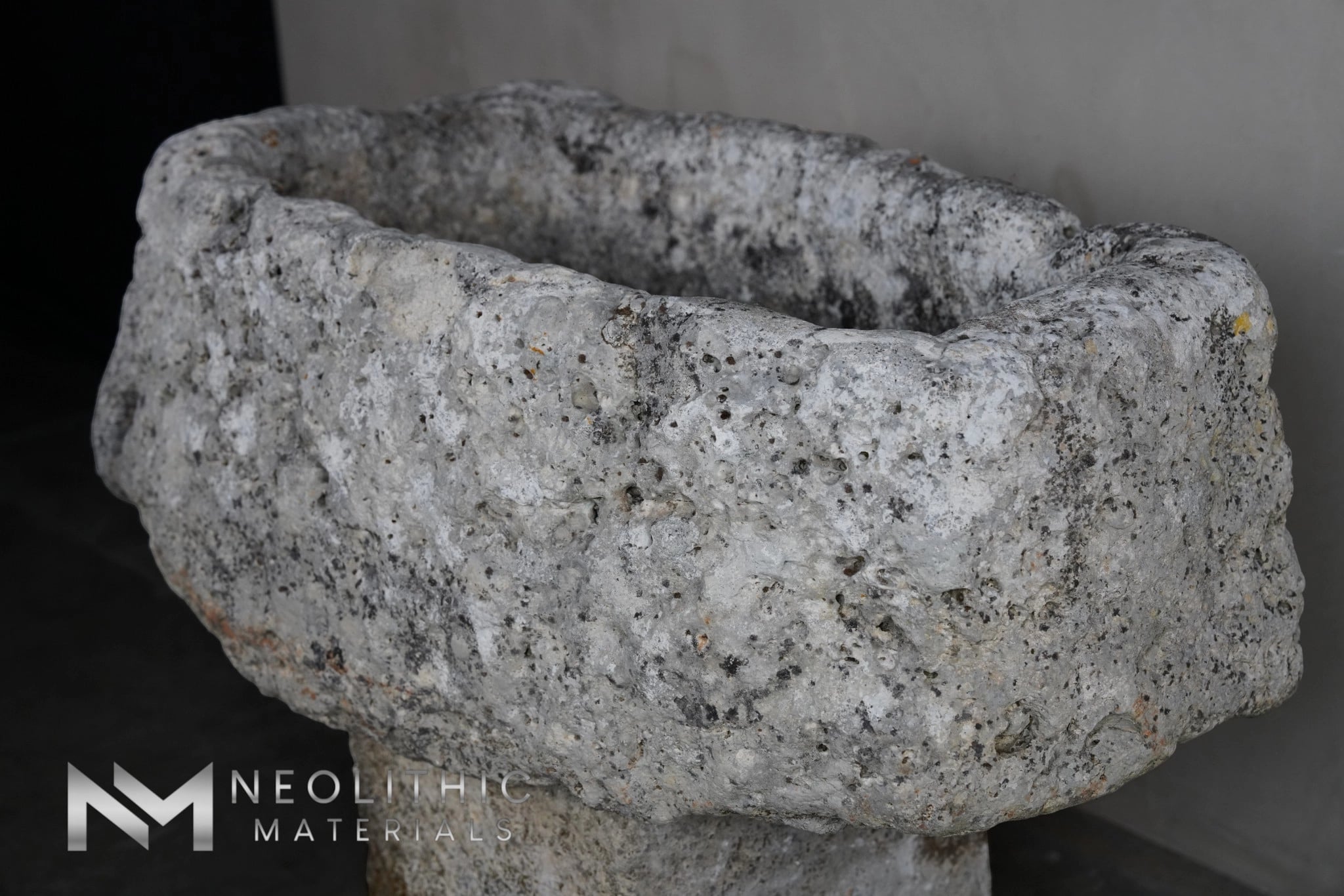 French Antique 19th Century Limestone Trough - Image 5