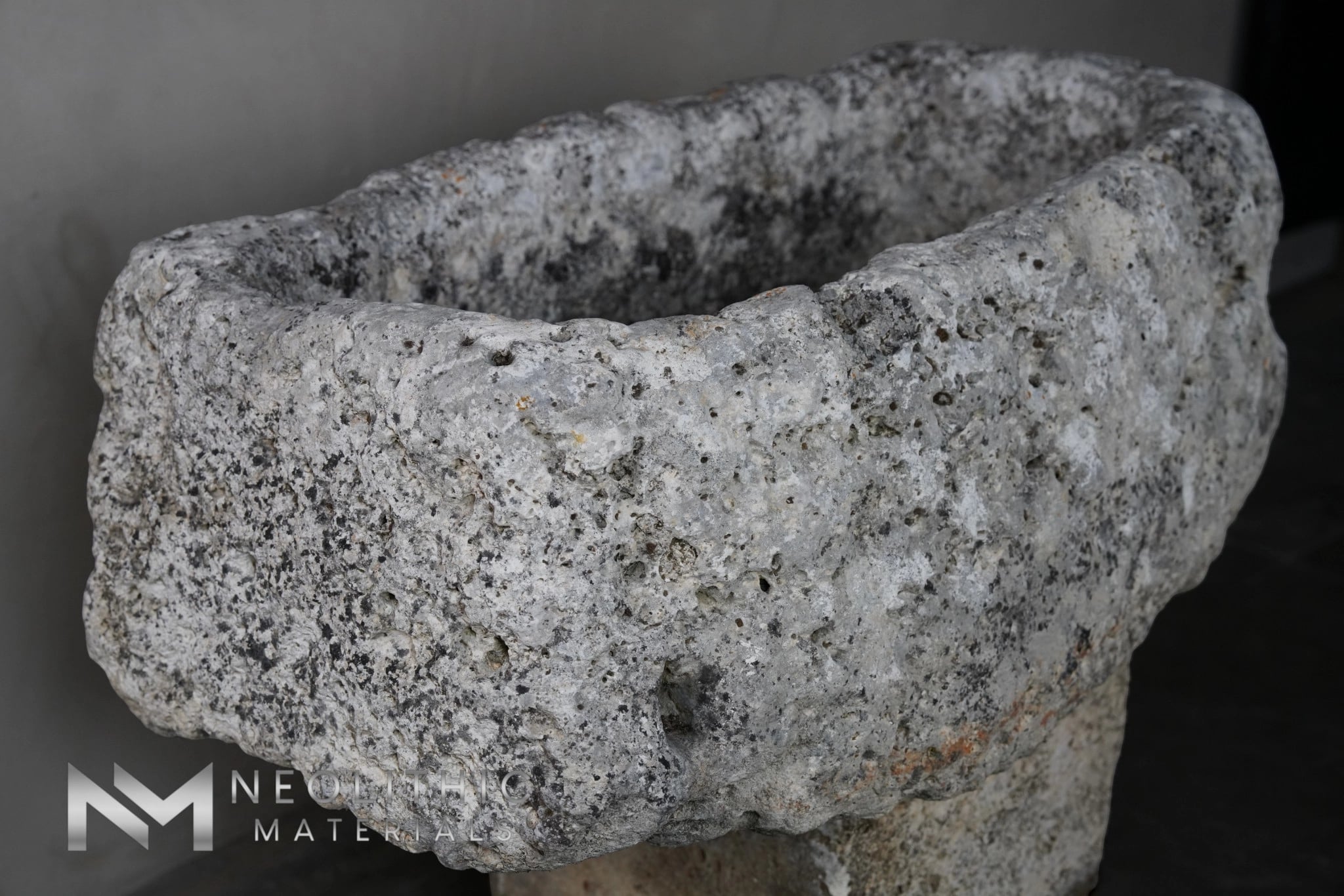 French Antique 19th Century Limestone Trough - Image 6