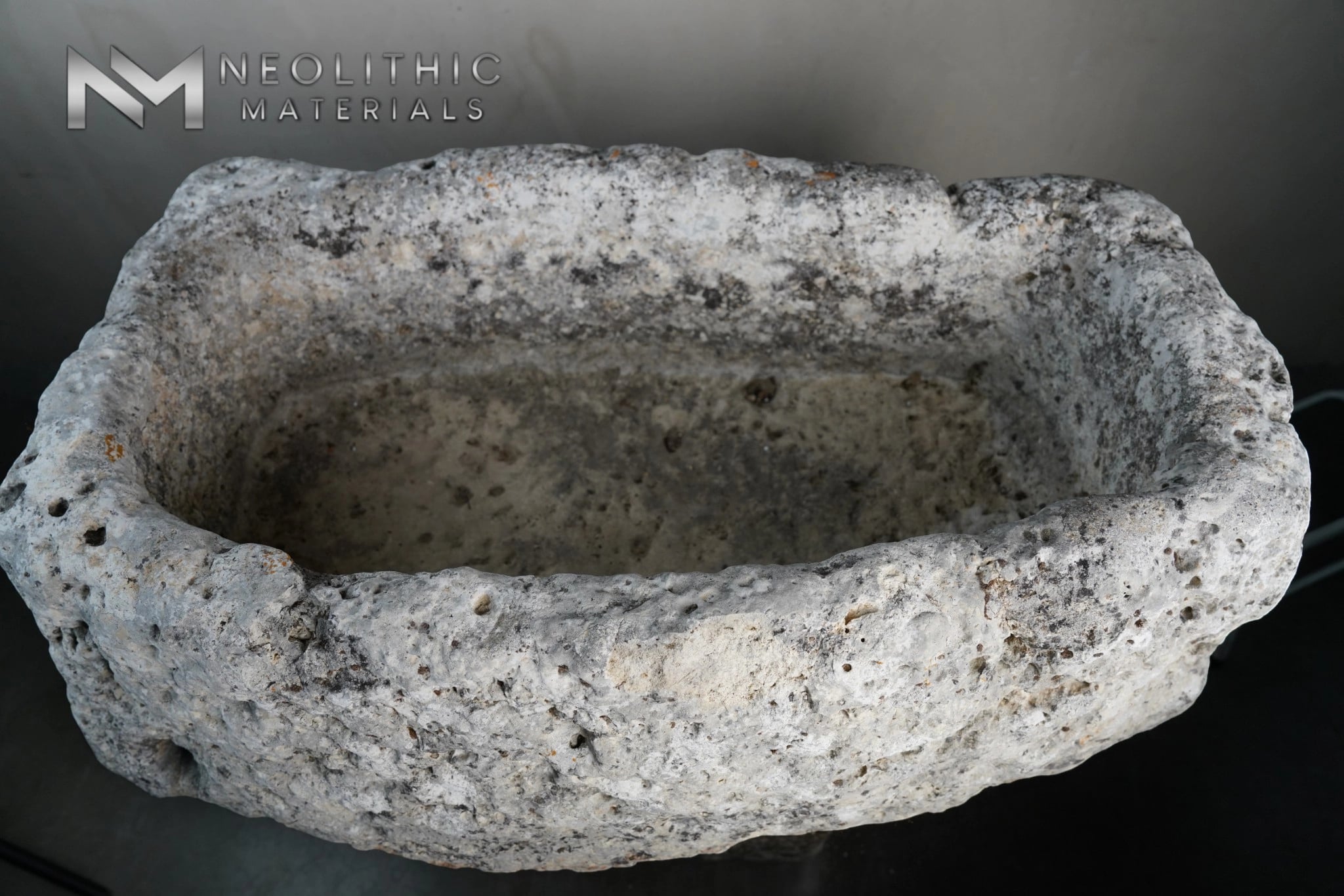French Antique 19th Century Limestone Trough - Image 7