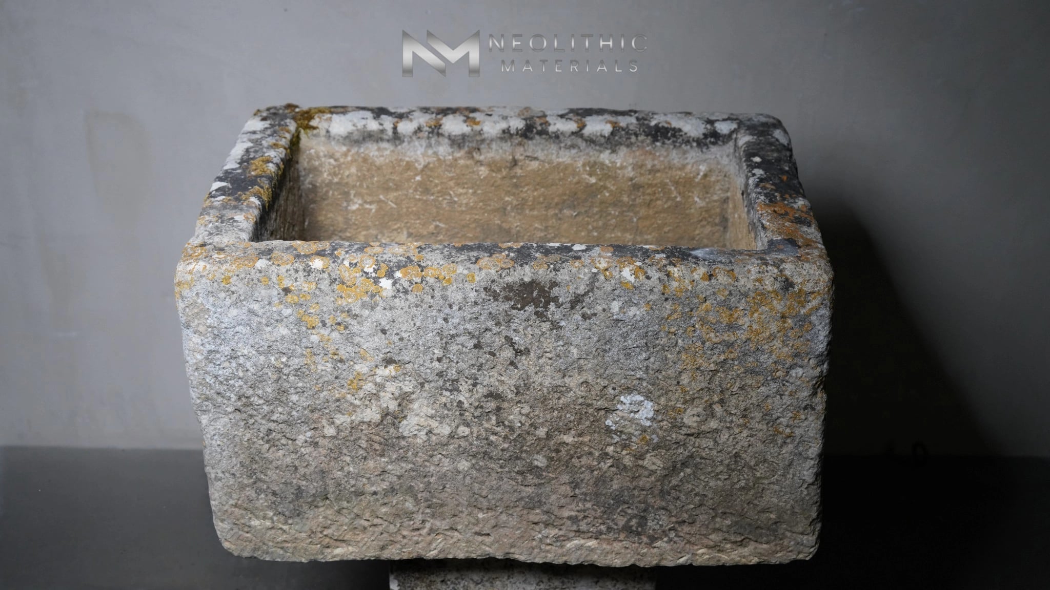 French Antique 19th Century Limestone Trough