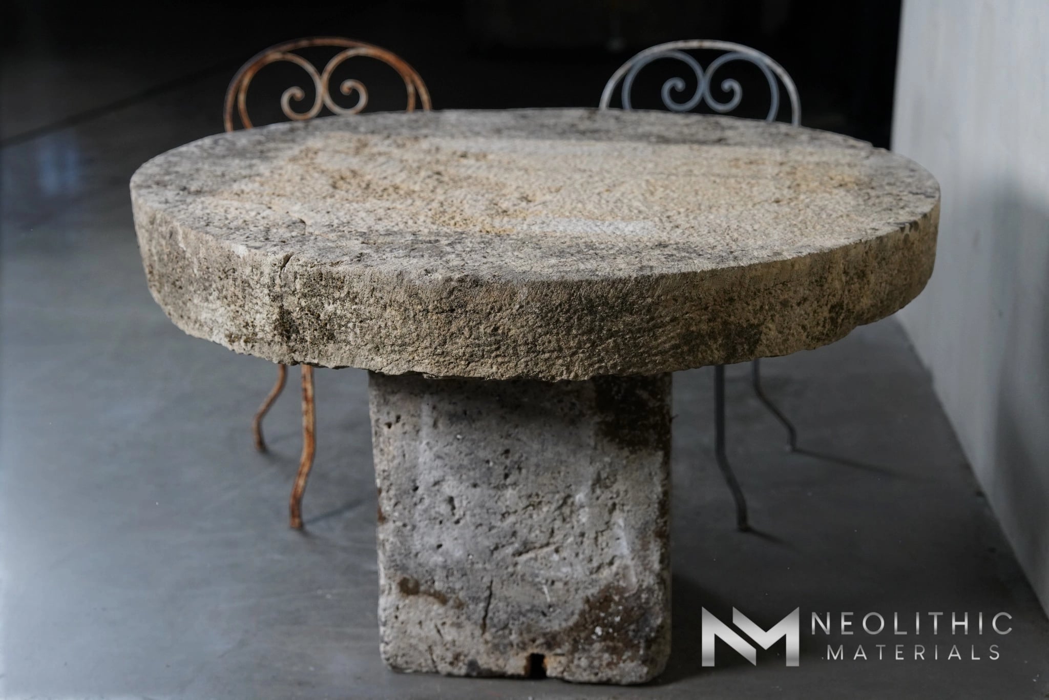 French Antique 19th Century Limestone Slab - Image 5