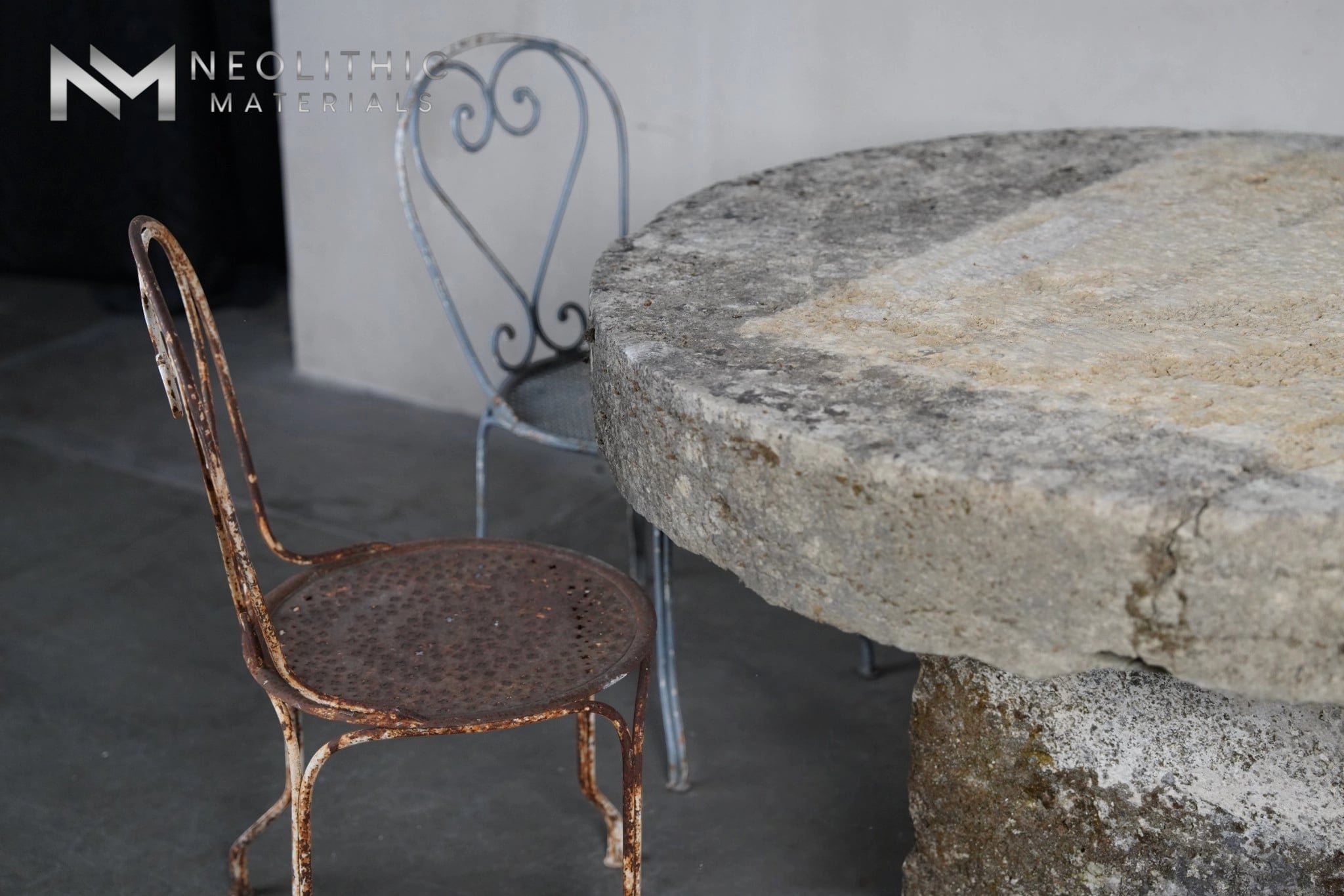French Antique 19th Century Limestone Slab - Image 8