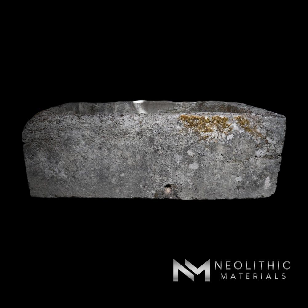 French Antique 19th Century Limestone Trough
