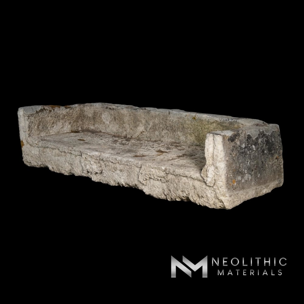 French Antique Limestone Trough
