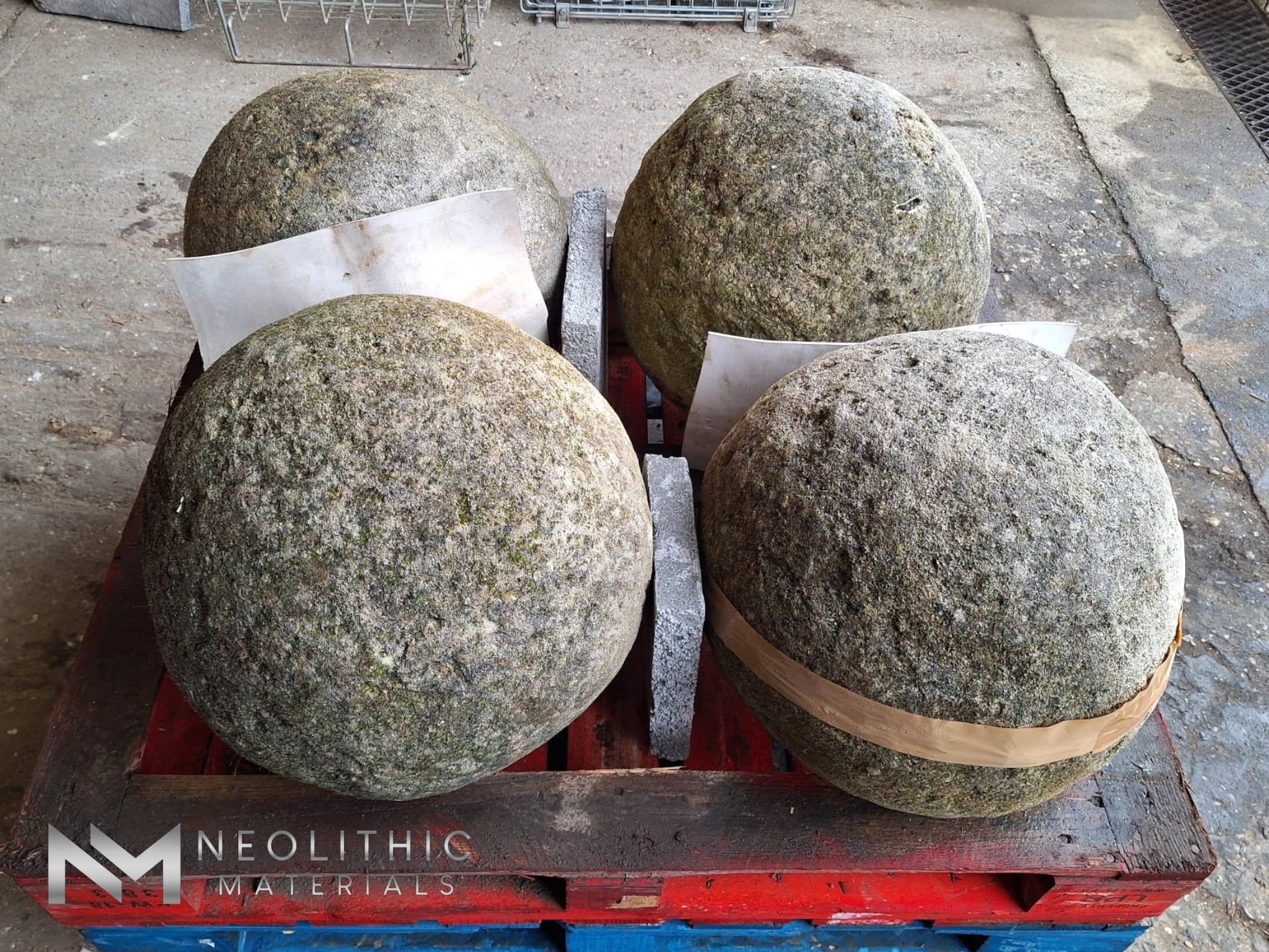 French Antique Stone Balls - Image 3