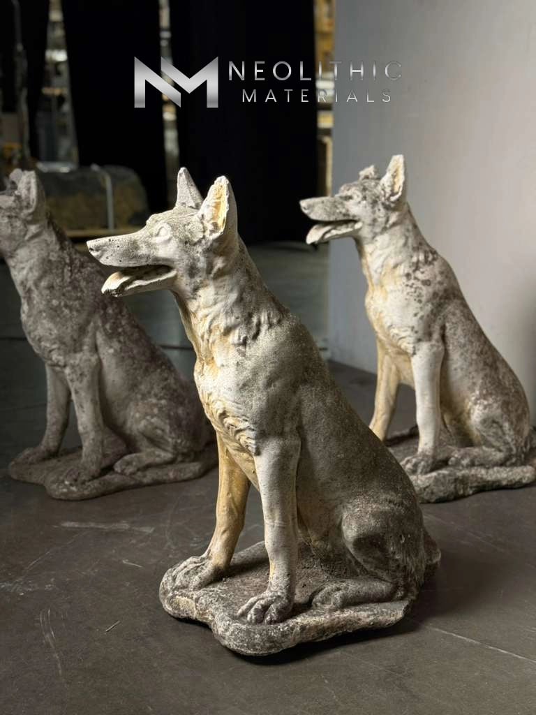 French Antique Cast Dogs - Image 5
