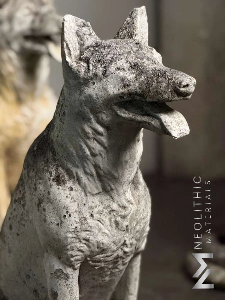 French Antique Cast Dogs - Image 7