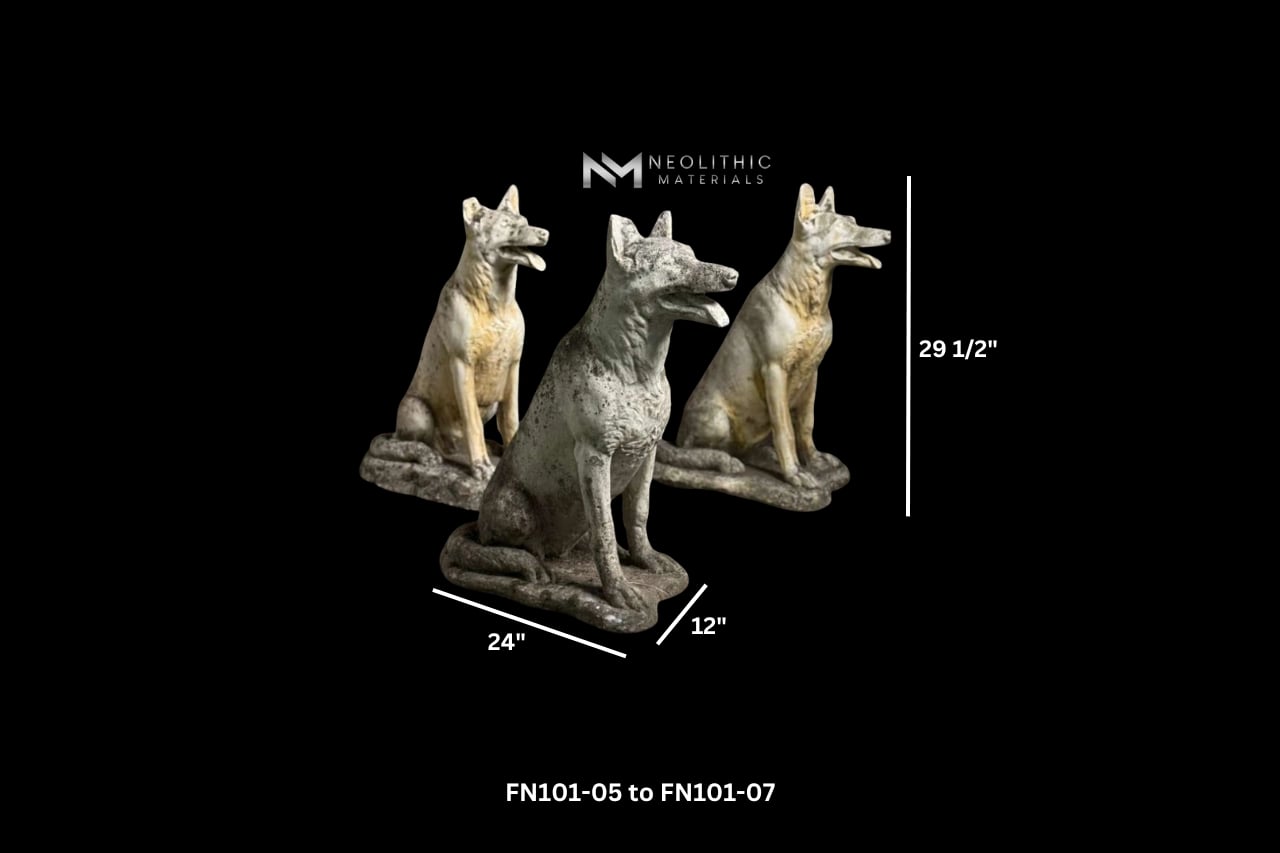 French Antique Cast Dogs - Image 10