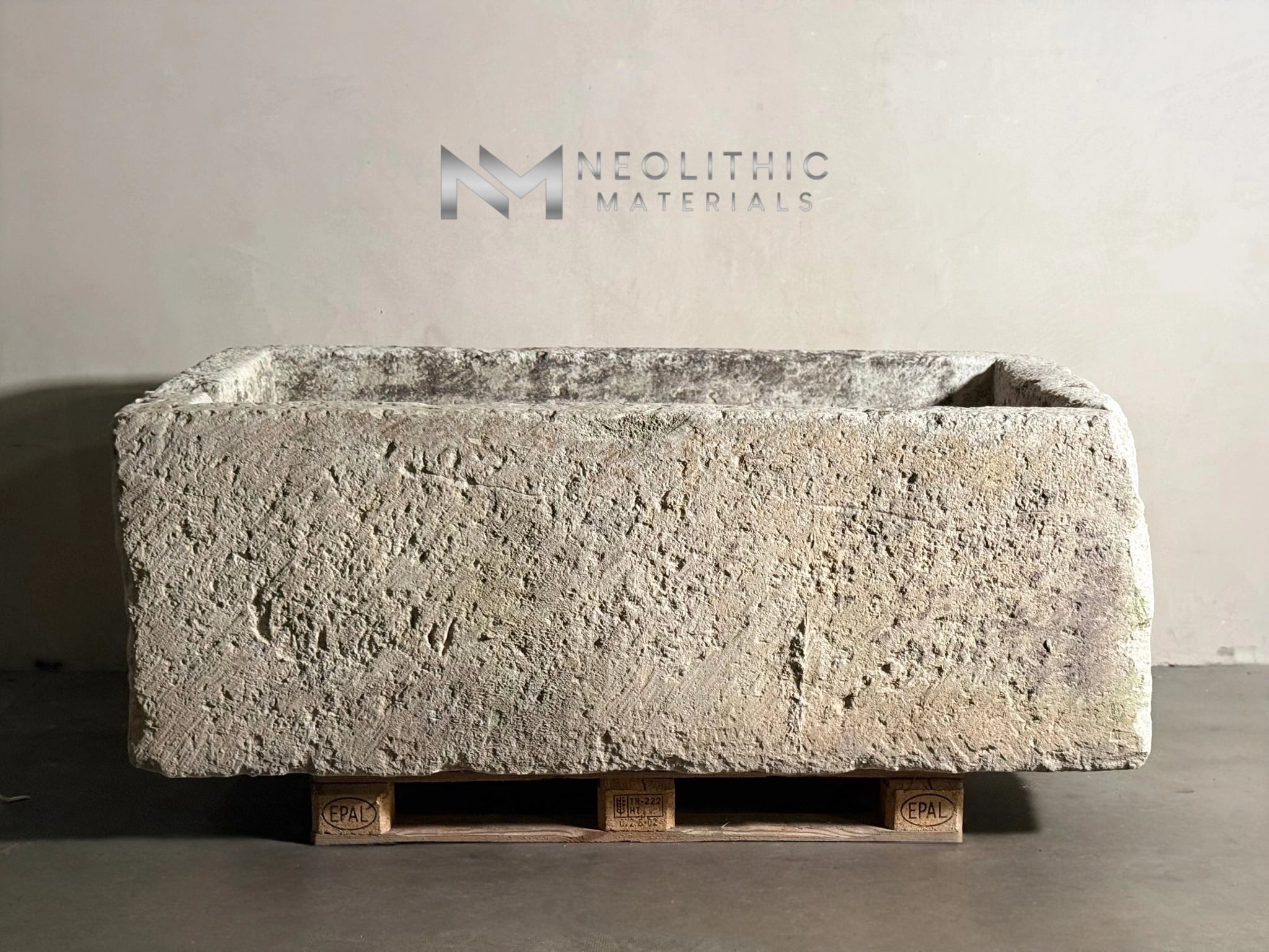 French Antique Limestone Trough - Image 1