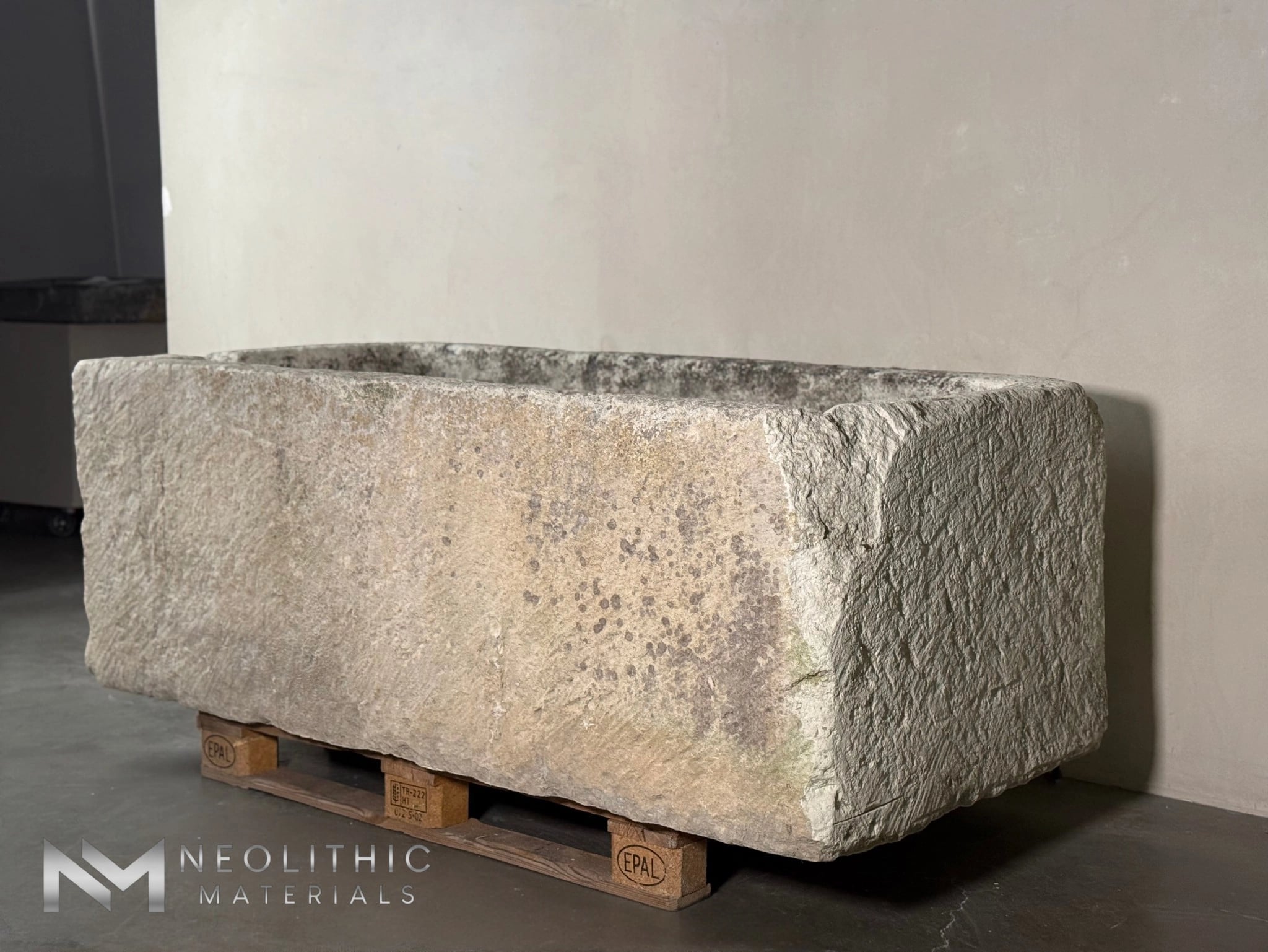 French Antique Limestone Trough