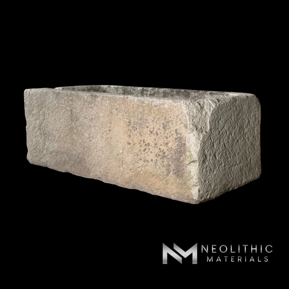 French Antique Limestone Trough