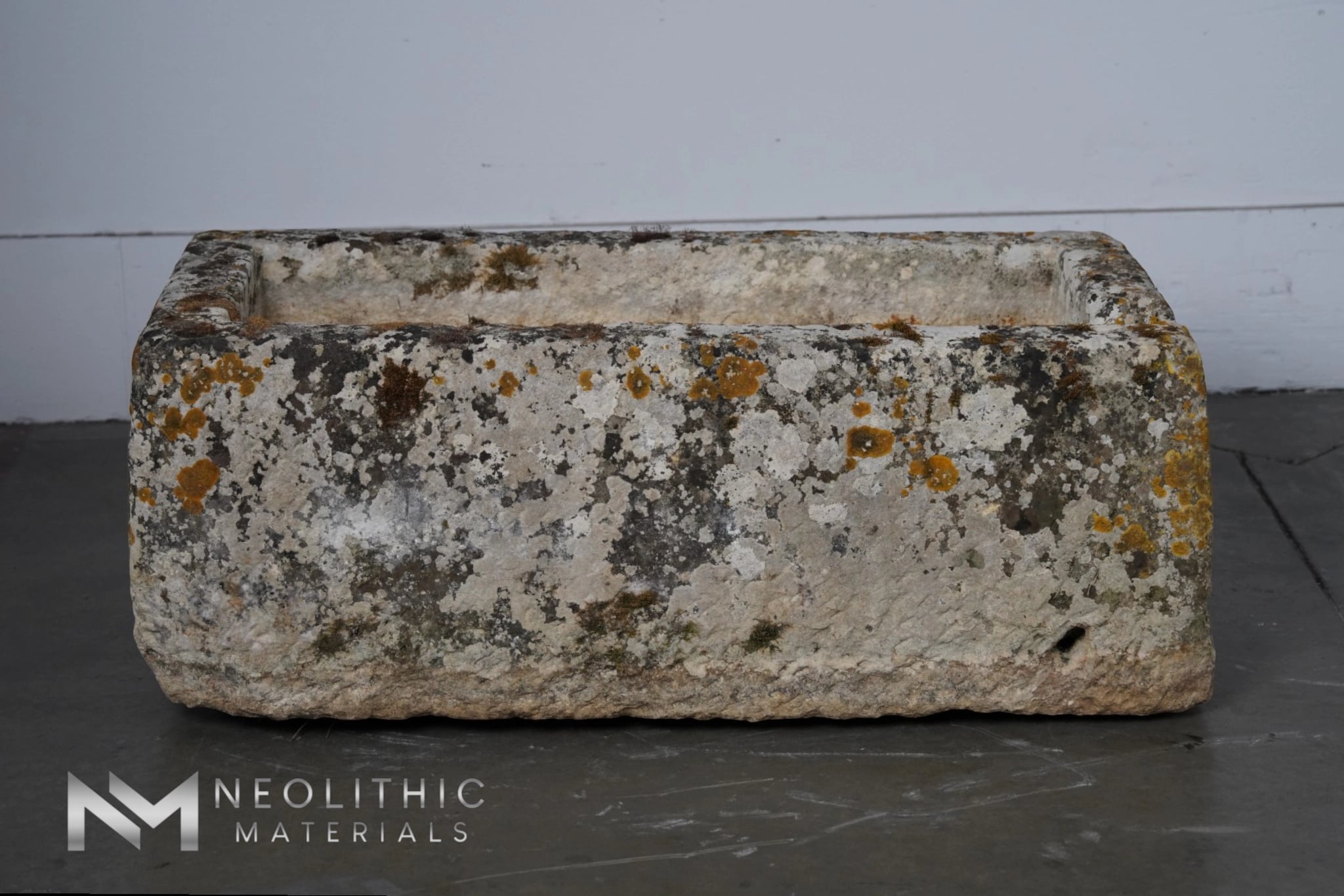 French Antique Limestone Trough - Image 1