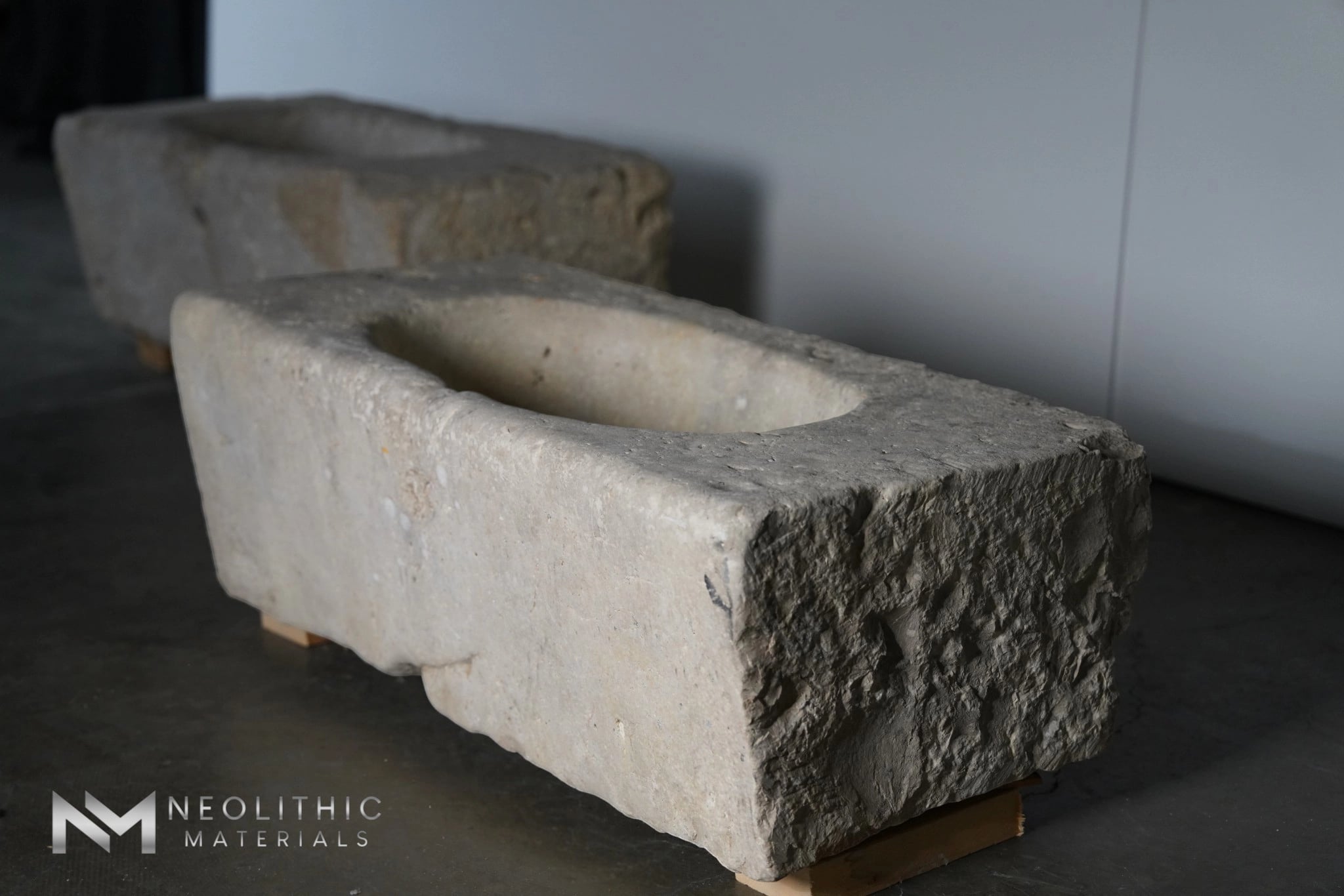 French Antique Limestone Trough - Image 4