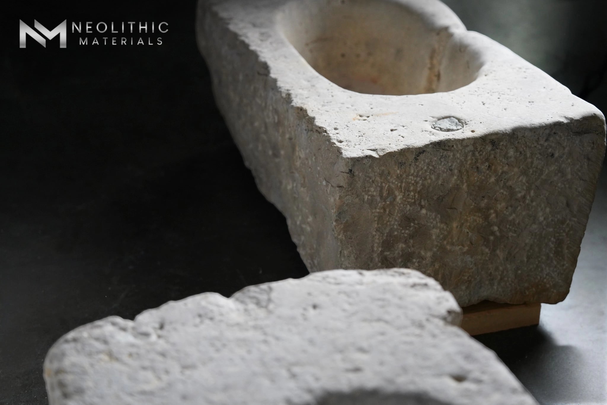 French Antique Limestone Trough - Image 9