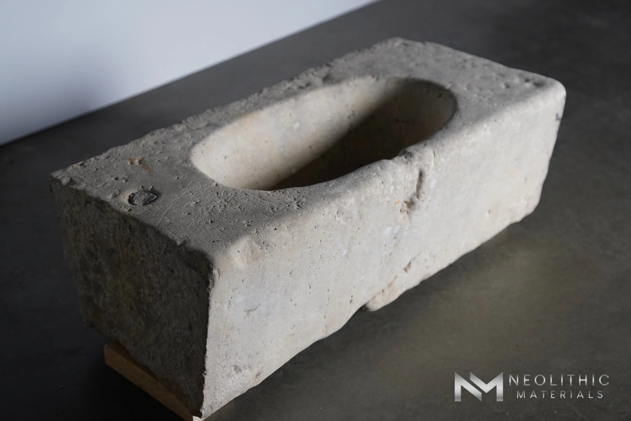 French Antique Limestone Trough