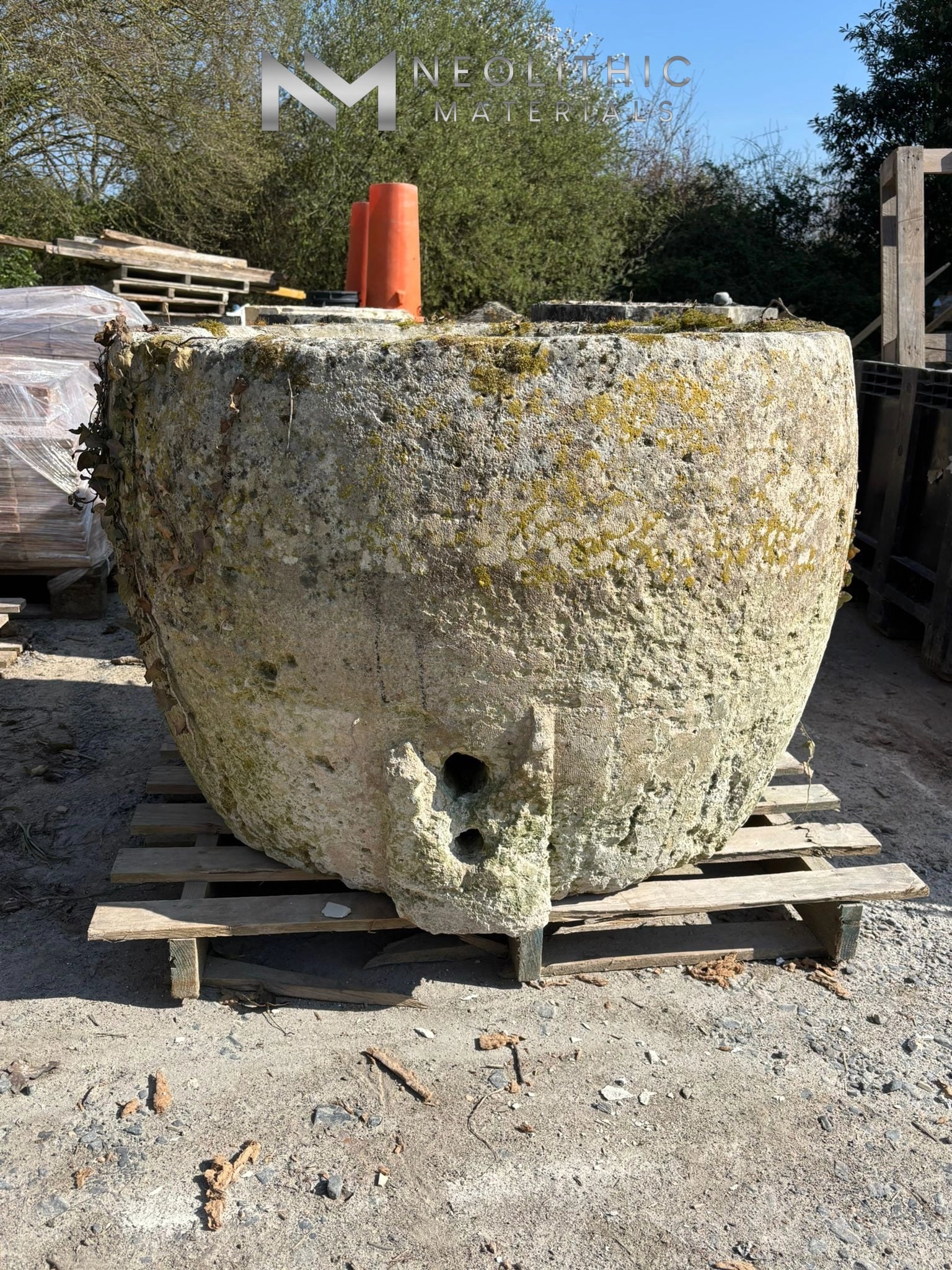 French Antique Limestone Trough